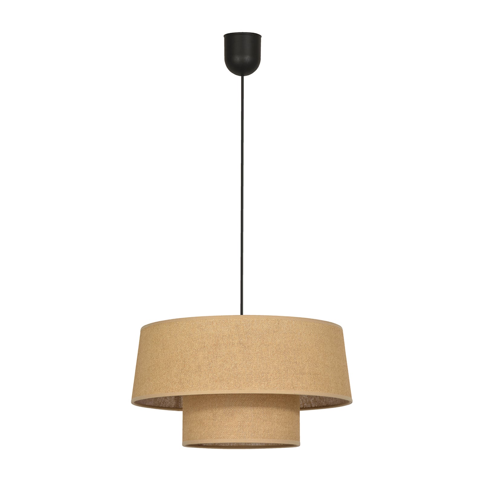 Pakabinamas šviestuvas „Mali“, havanos spalvos, Ø 38 cm, popierinis Pakabinamas šviestuvas „Mali“, havanos spalvos, Ø 38 cm, popierinis