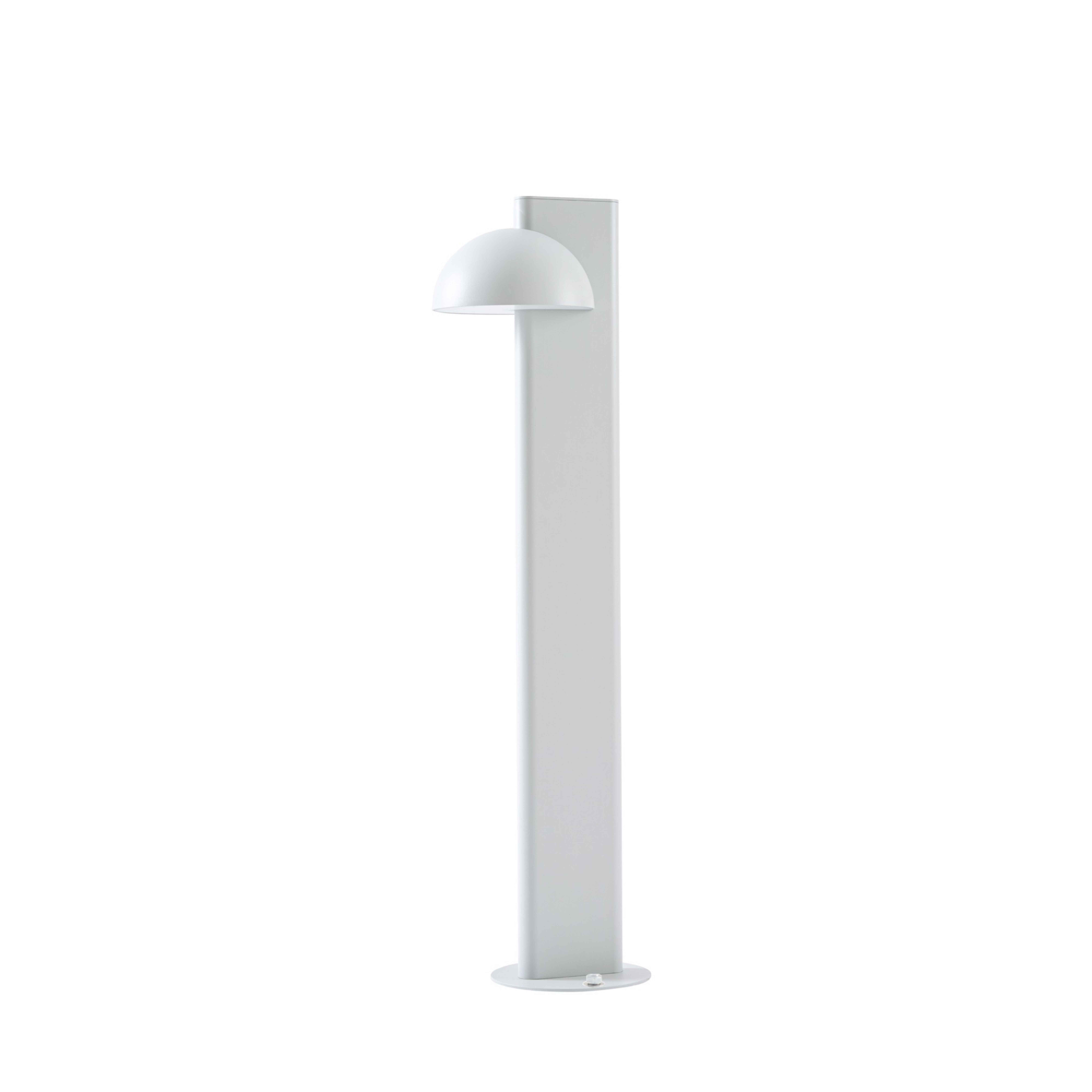 Velira LED tuinpadverlichting, hoogte 77 cm, 1-lamp, lichtgrijs, IP44 - Lucande