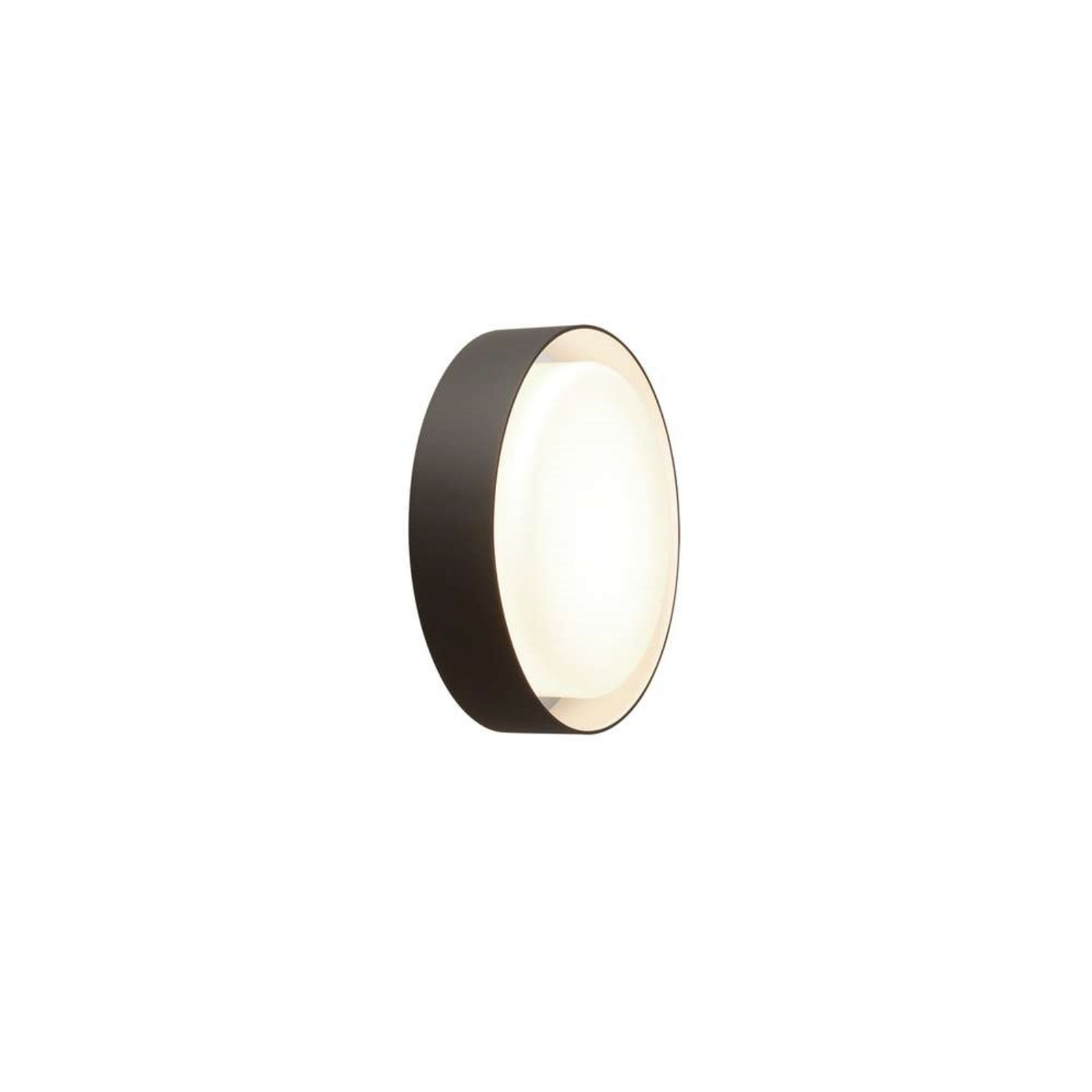 Plaff-On Wandleuchte/Deckenleuchte, IP54, schwarz MARSET - Aluminium