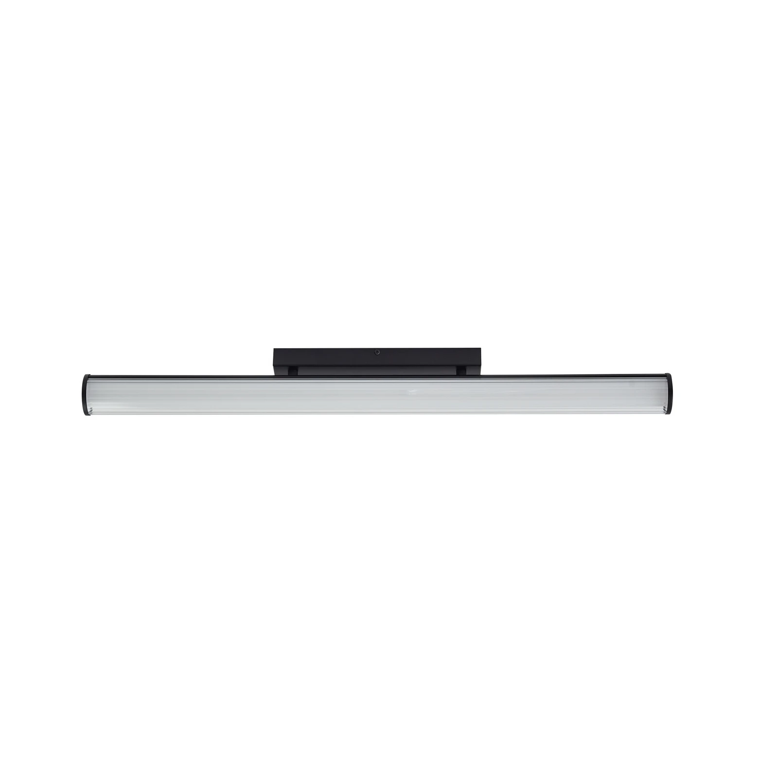 Lindby, applique murale LED Kirka, noir, métal, IP44, 90 cm, CCT