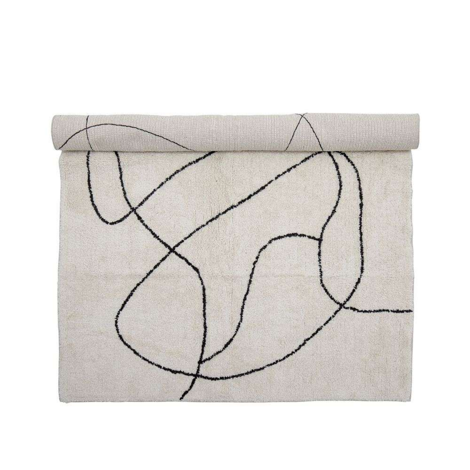 Viga Rug White/Cotton - Bloomingville