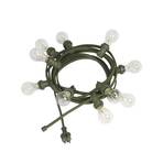 PR Home Bright catena LED 10x trasparente verde