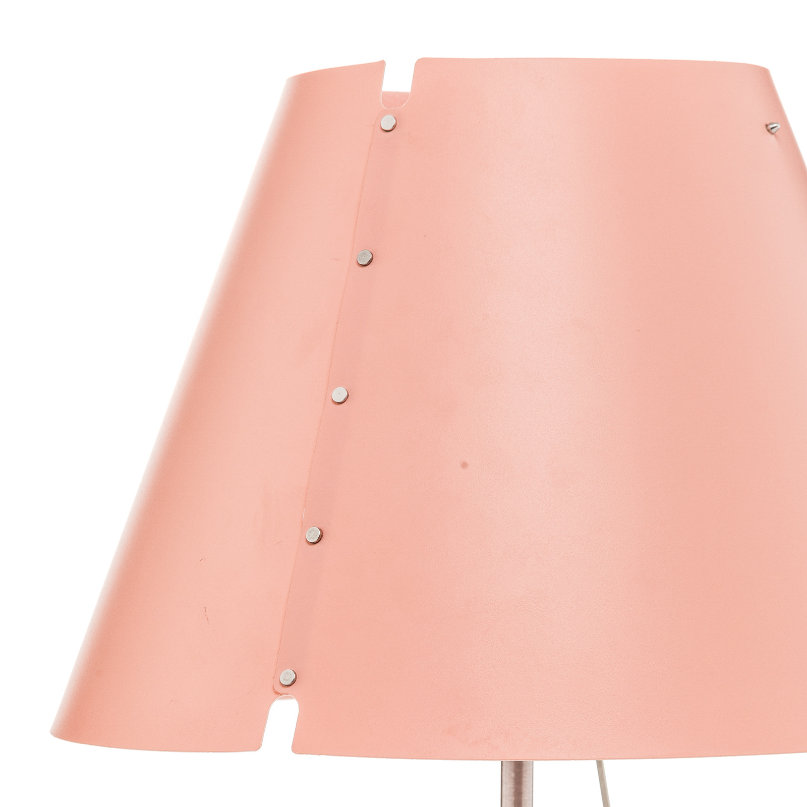 Luceplan Costanzina lampa stołowa aluminium różowa