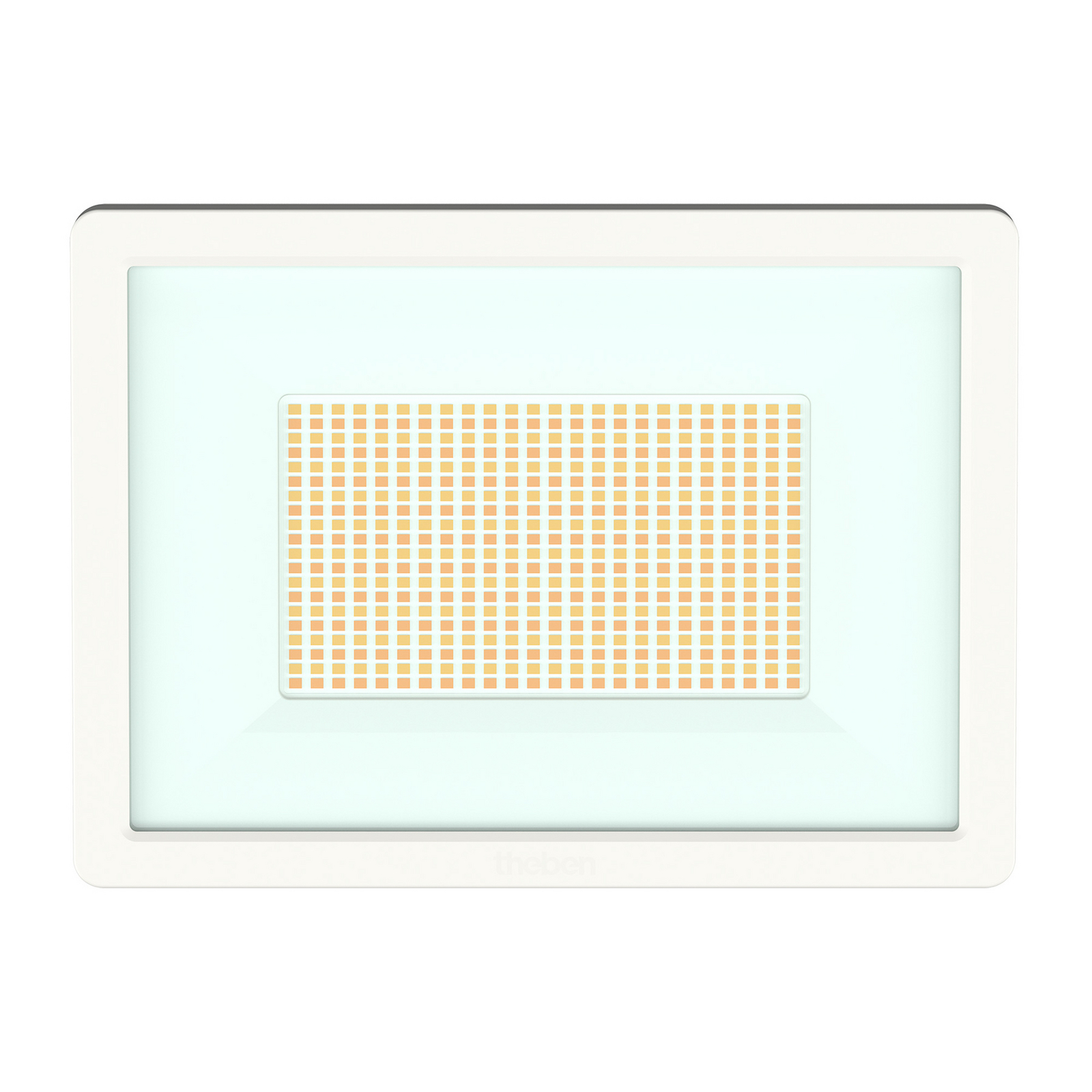 Theben LED vonkajší stenový reflektor theLeda B100 dual, biely, IP65