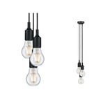 Paulmann Neordic Ketil pendant light 3-bulb black