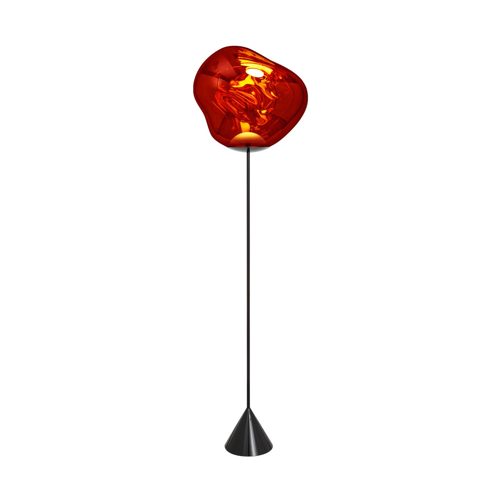 Tom Dixon LED-Stehlampe Melt Cone Slim, kupfer, Netzteil