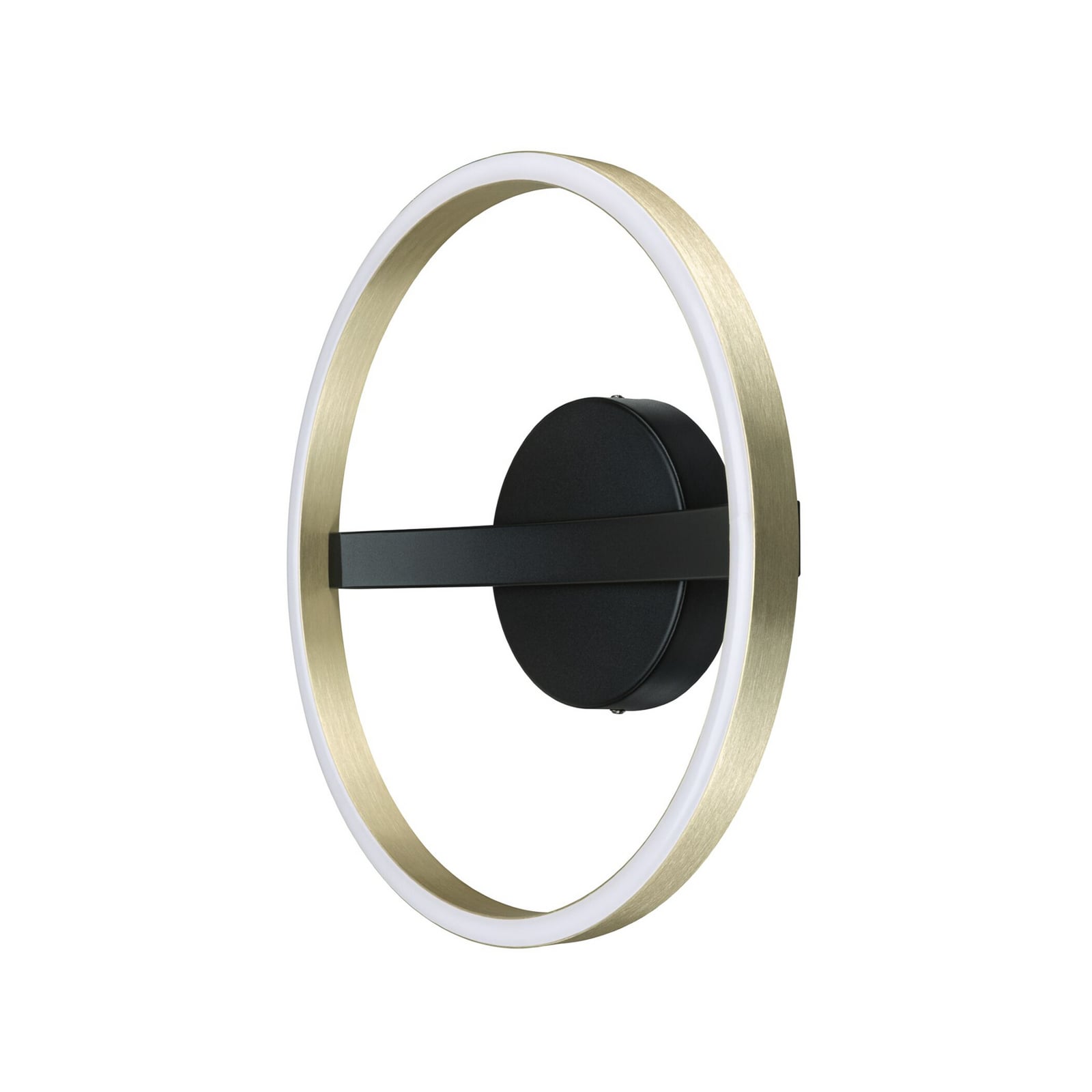 Paulmann LED-taklampe Melira, svart/gull, Ø 38 cm, metall Paulmann LED-taklampe Melira, svart/gull, Ø 38 cm, metall