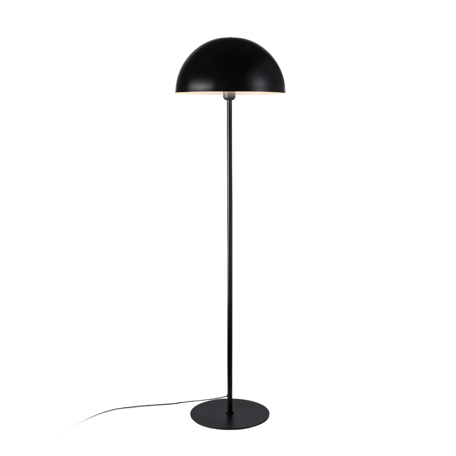 Lampe sur pied Ellen 40 abat-jour métal, noire
