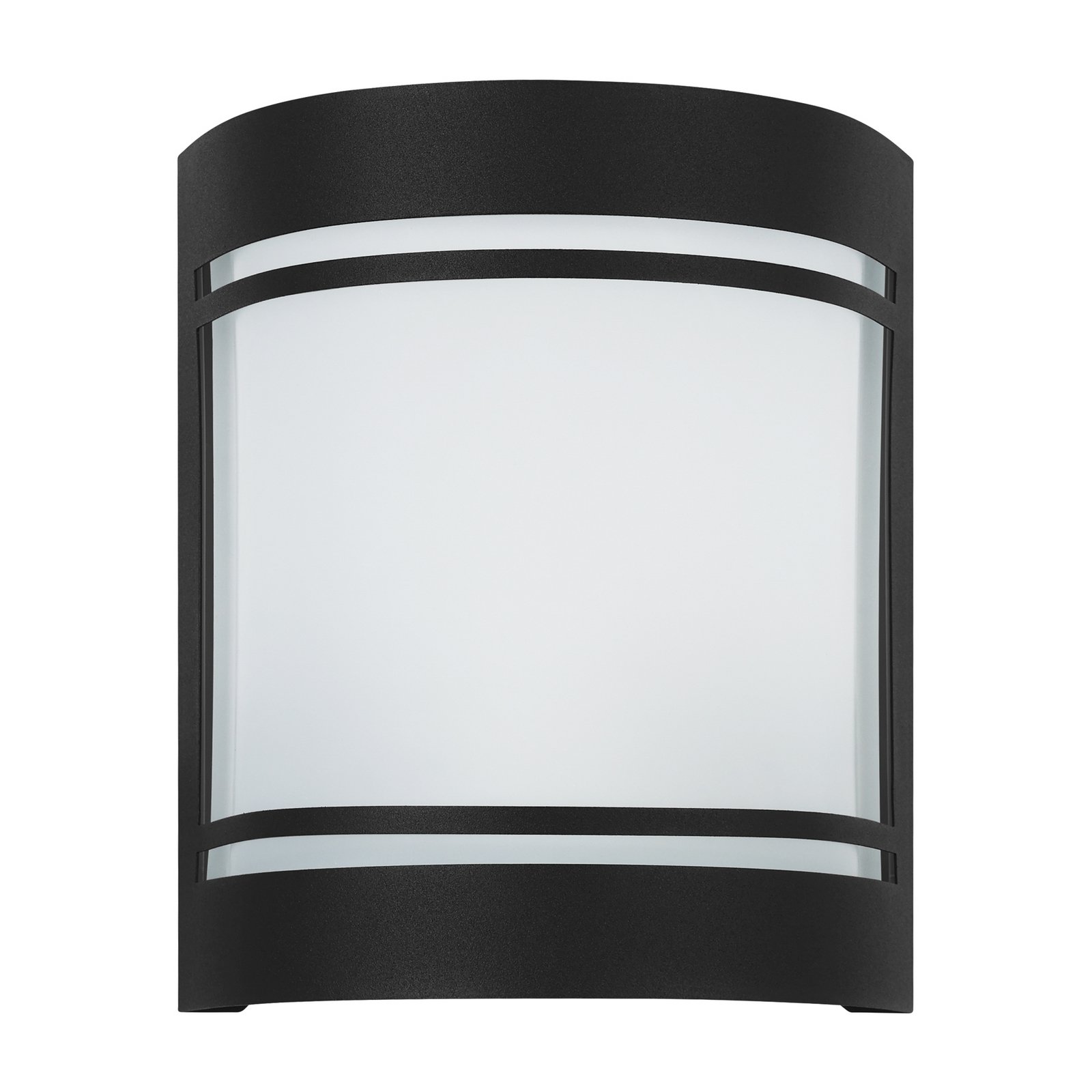 "Cerno" lauko sieninis šviestuvas, juodas