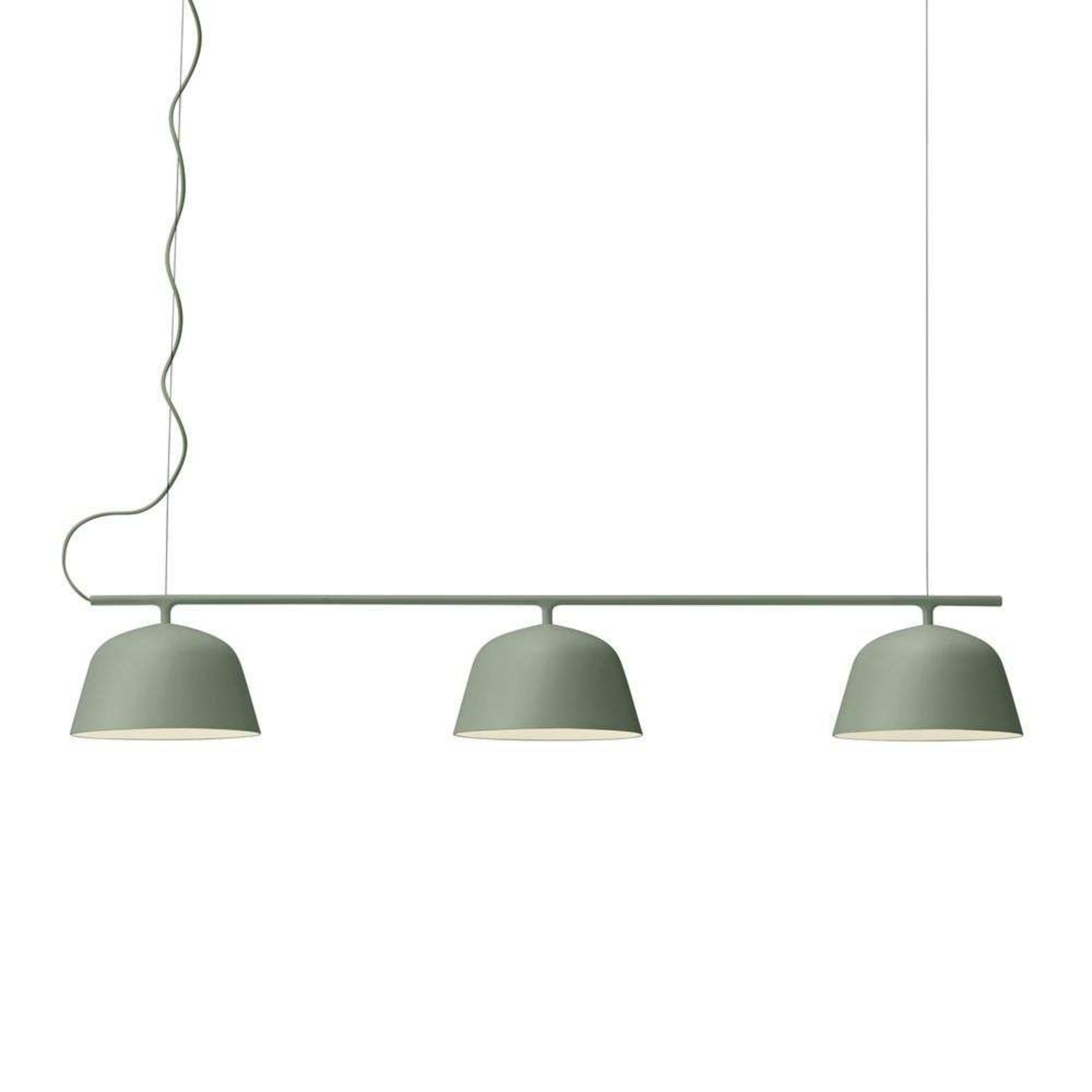Ambit Rail Pendelleuchte Dusty Green - Muuto