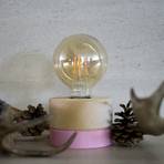ALMUT 0239 lampe à poser durable, pin/rose