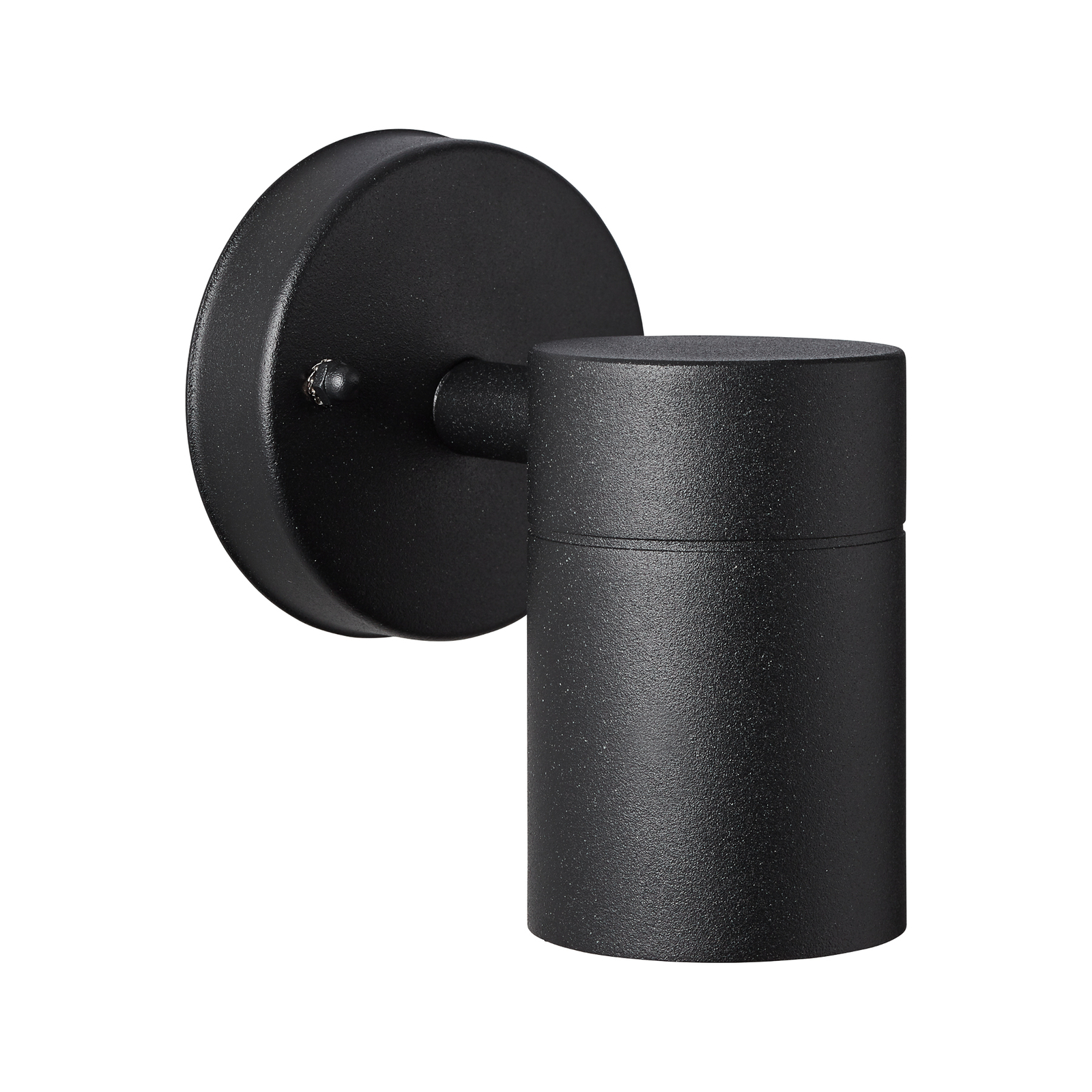 Candeeiro de parede exterior Jandy down, fixo, preto, metal, GU10