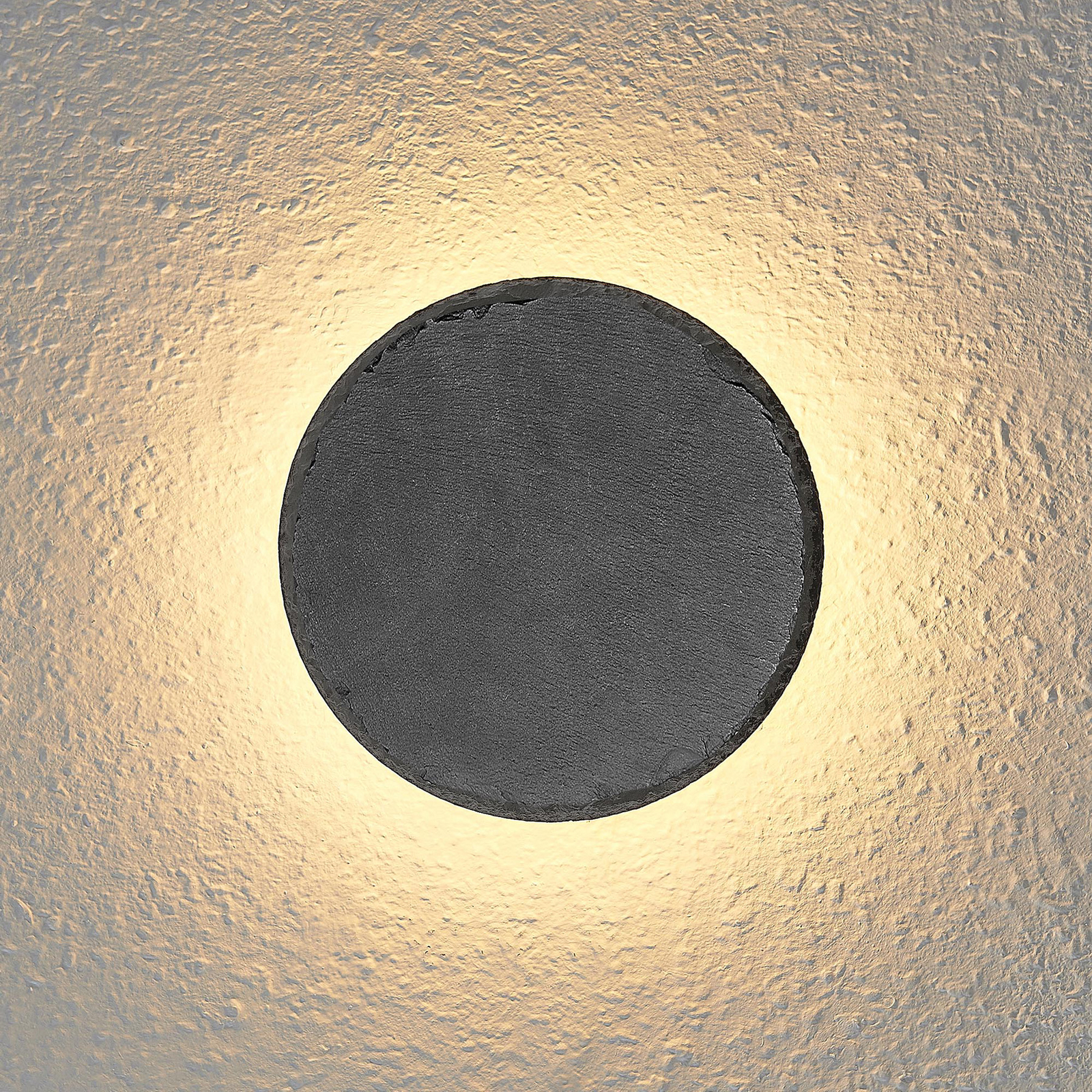 Lindby Peetu -LED-seinävalaisin, pyöreä