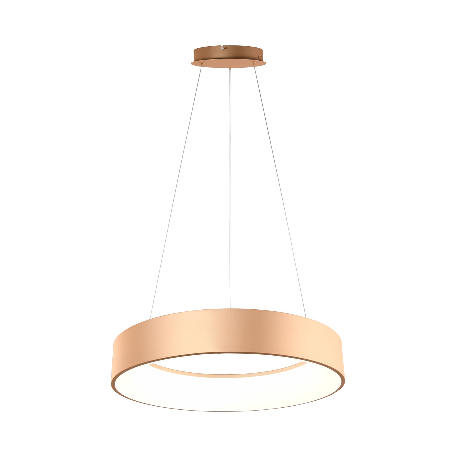 Luce Ambiente Design Lampă suspendată LED Noah culoare aurie Ø 60 cm metal CCT - Camera de zi / sufragerie - Modern - auriu