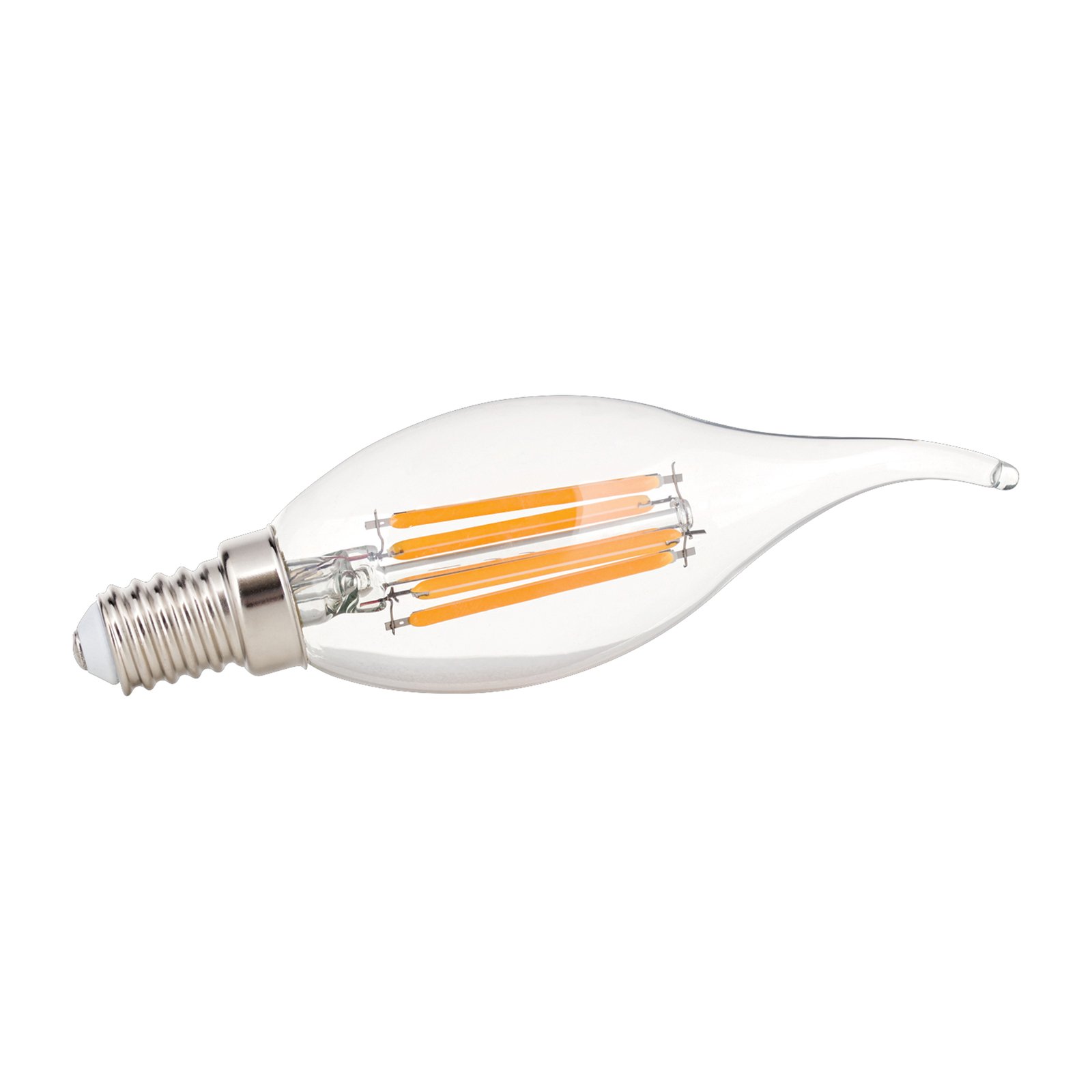Bougie LED E14 4,5 W filament 827 flamme dimmable