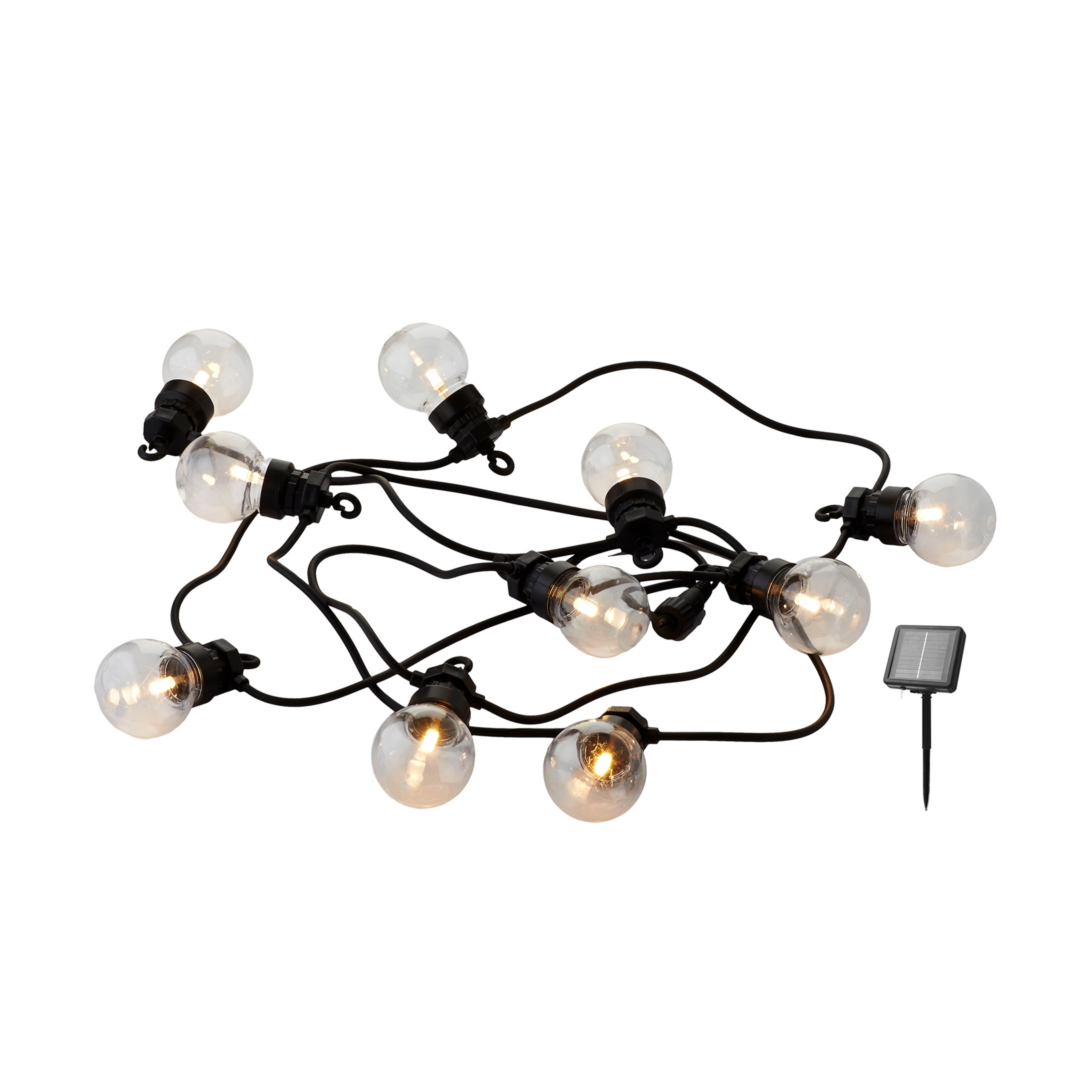 LED-Solarlichterkette Lucas Start-Set, klar