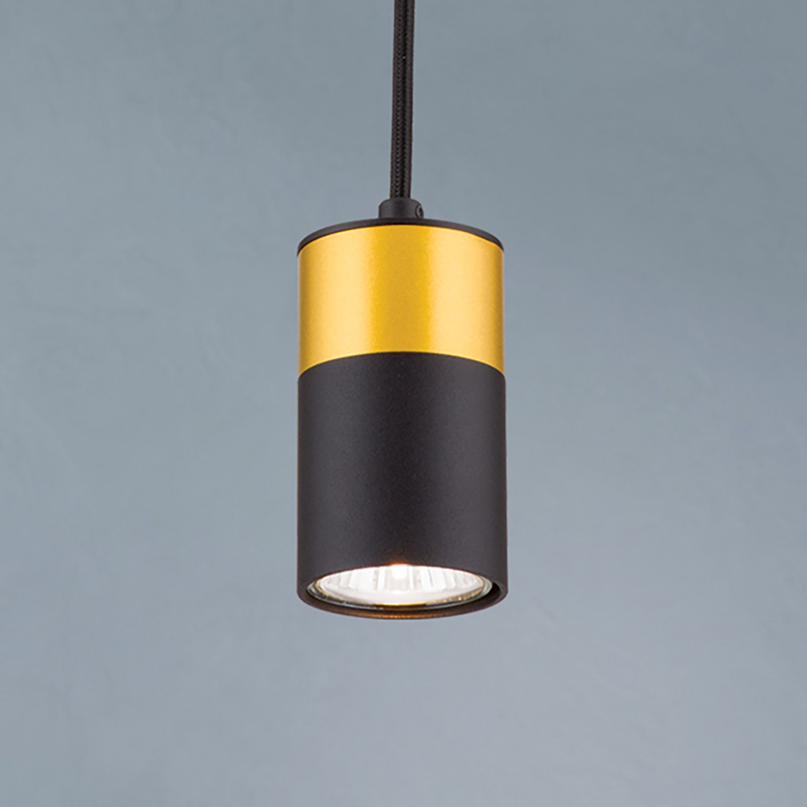 ORION Martini lampă suspendată negru/aurie - Camera de zi / sufragerie - modern - negru auriu - Metal