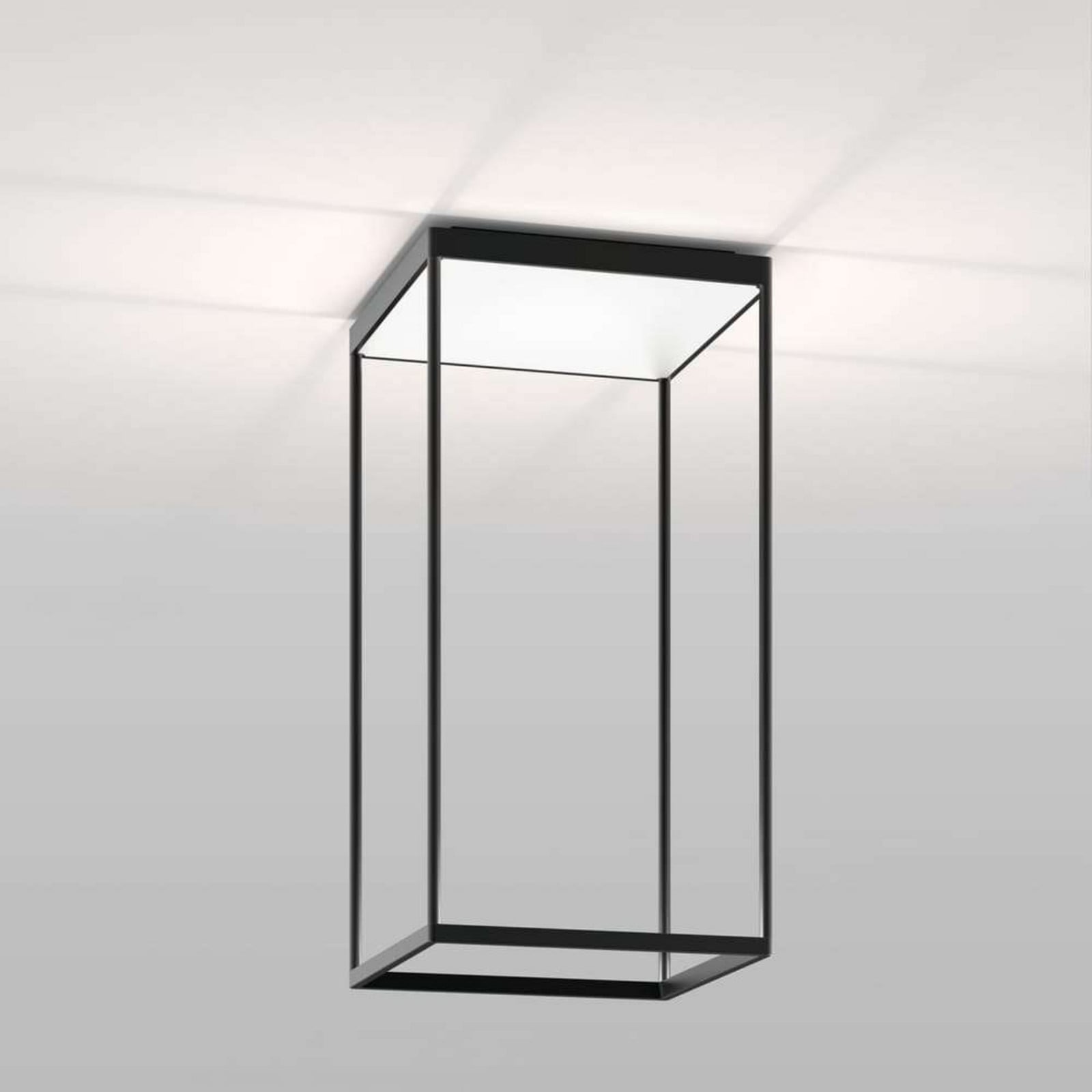Reflex 2 LED-loftlampe hvid/sort 65 cm, Serien.lighting Serien Lighting - Stue - Aluminium