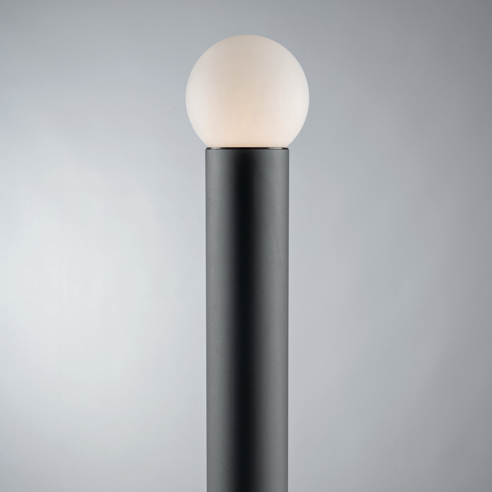 Skittle path light with spherical shade, height 65 cm