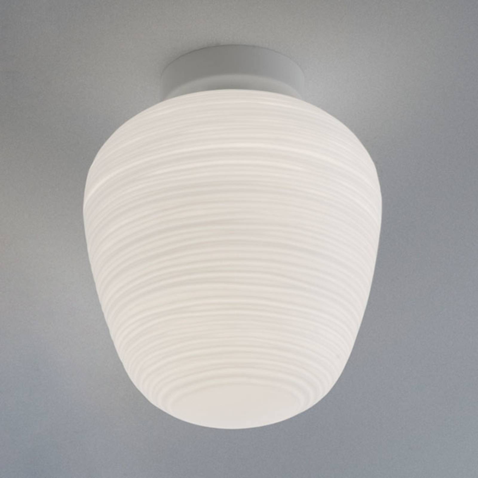 FOSCARINI Foscarini Rituals 3 glass ceiling light, for Living / Dining Room, handblown glass, painted metal, E27, 70 W, energy efficiency: A++, H: 23 cm