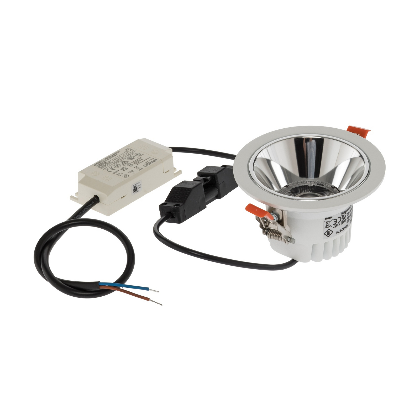 BRUMBERG Apollo Mini, gladde reflectorlamp, rond, 4.000 K, wit