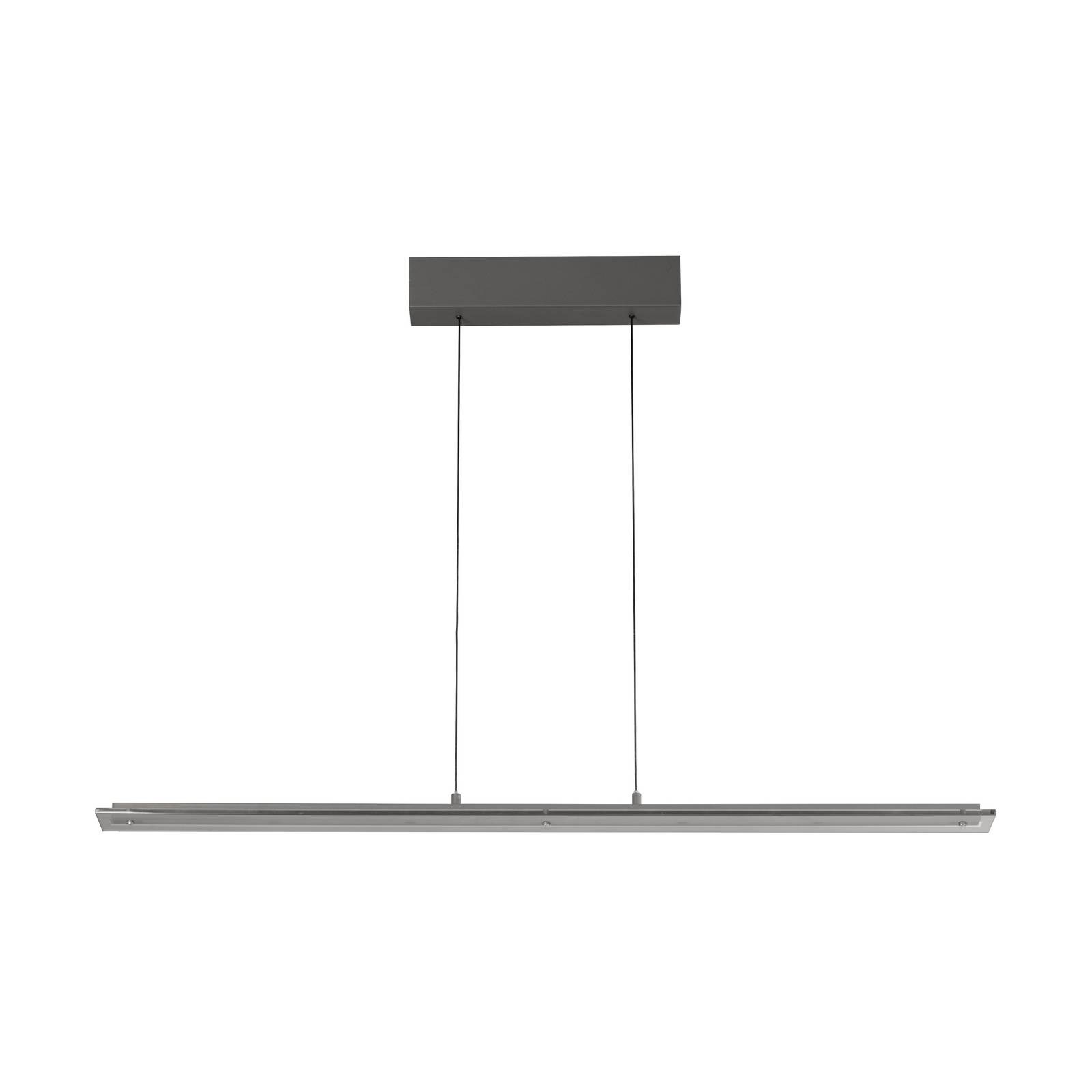 LED-Pendellampe Torvi, sandgrau/rauchgrau, Länge 115 cm, CCT günstig online kaufen
