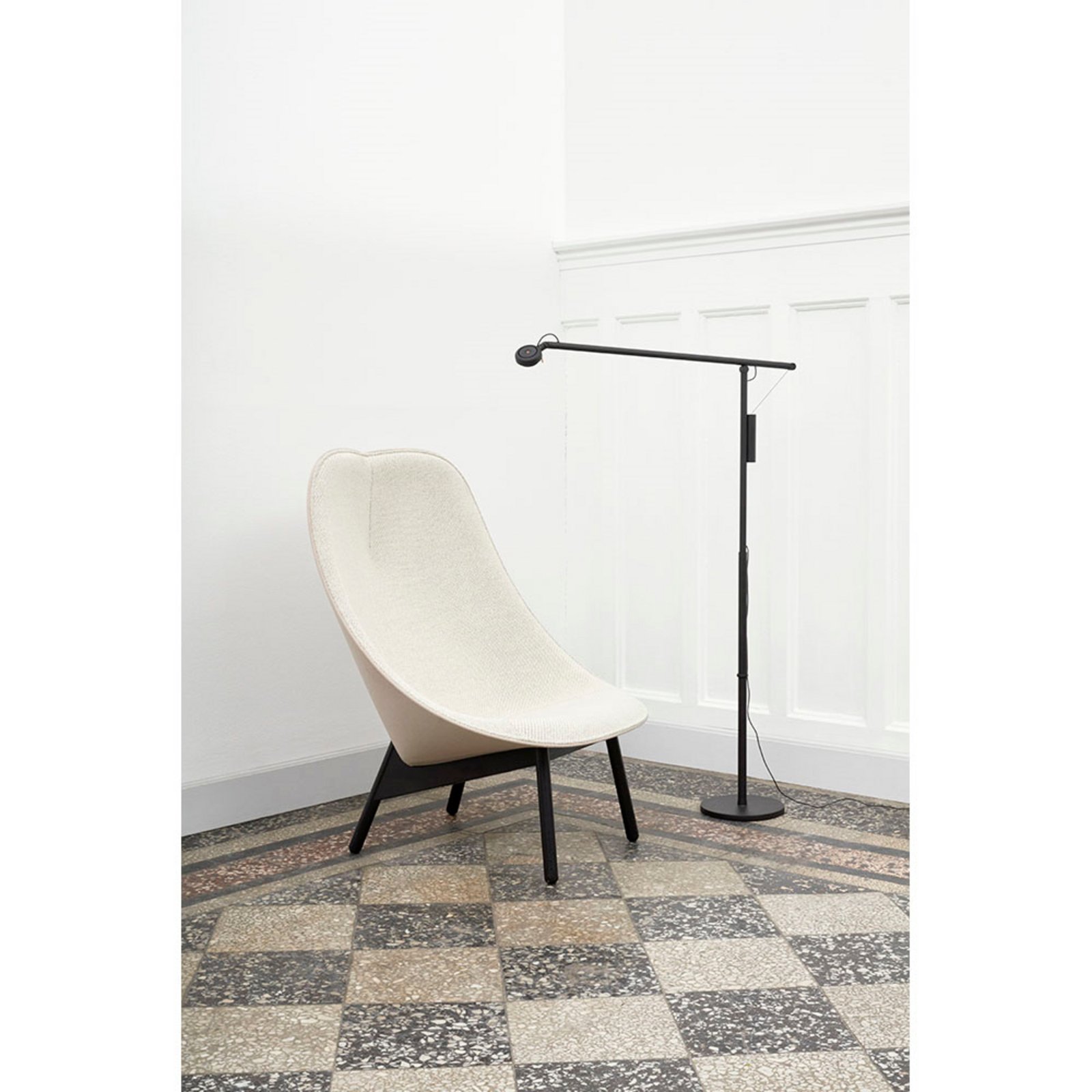 Fifty-Fifty Lampadar Soft black - HAY