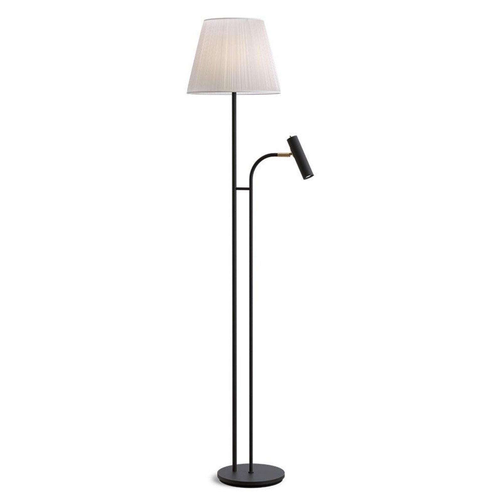 Slender Golvlampa Black/Off-White - Belid