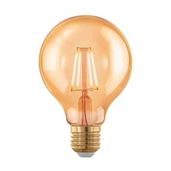 LED-Globe E27 G80 4W Filament 1.700K amber dimmbar