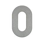 Kućni broj 0 - izrađen od nehrđajućeg čelika