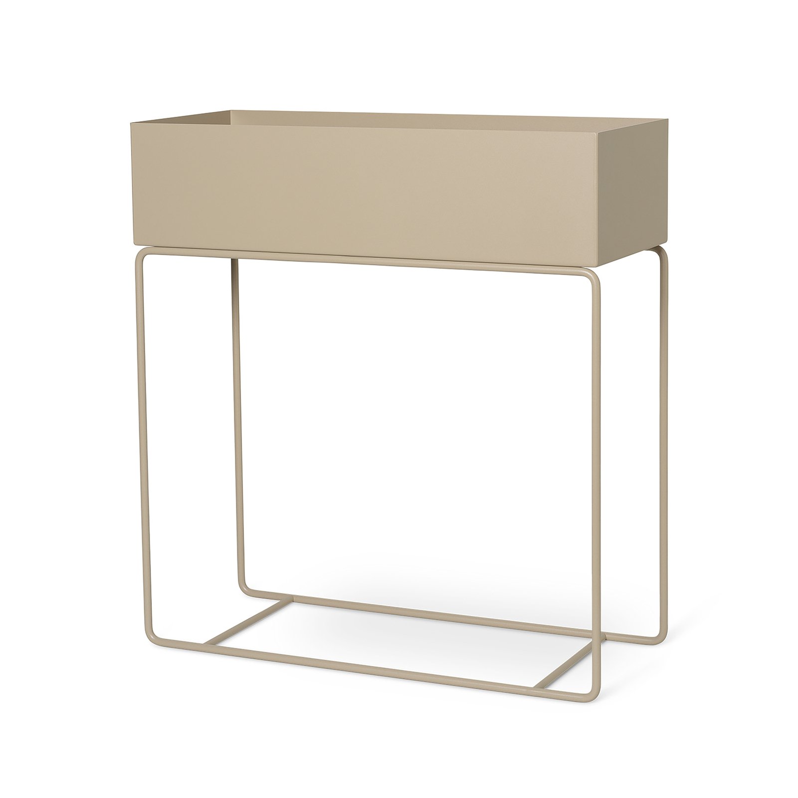 ferm LIVING kasvilaatikko, beige, 60 x 25 x 65 cm, terästä