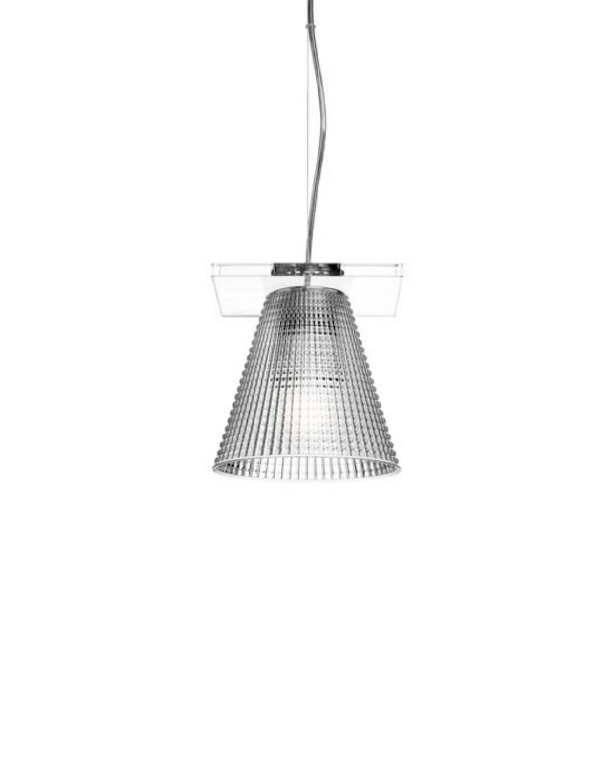 Light Air Candeeiro Suspenso Sculped Crystal - Kartell