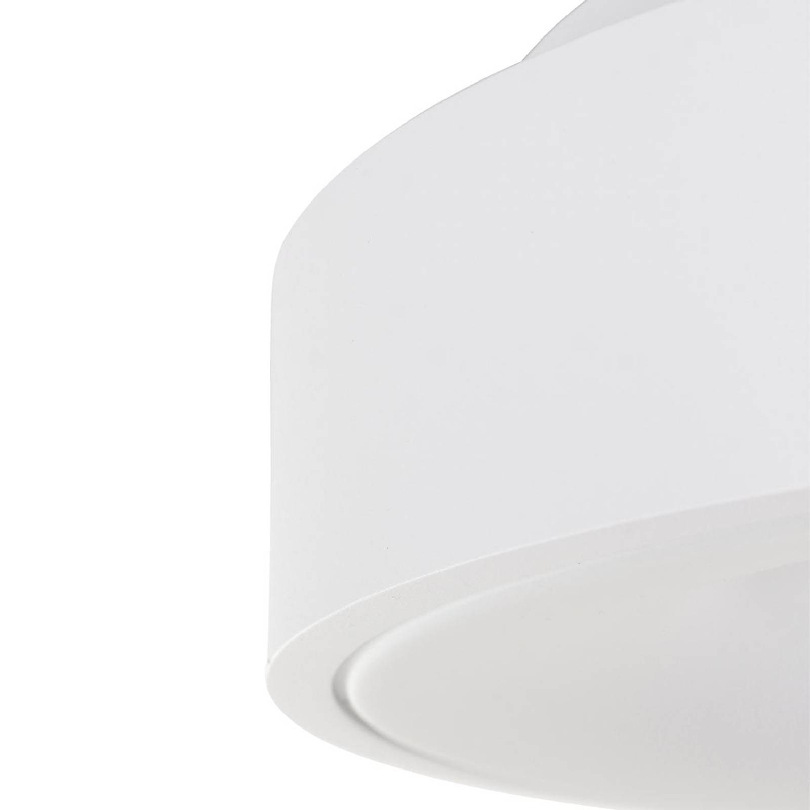 Lampa sufitowa LED Ringlede, 2 700 K, Ø 48 cm, biała, metalowa