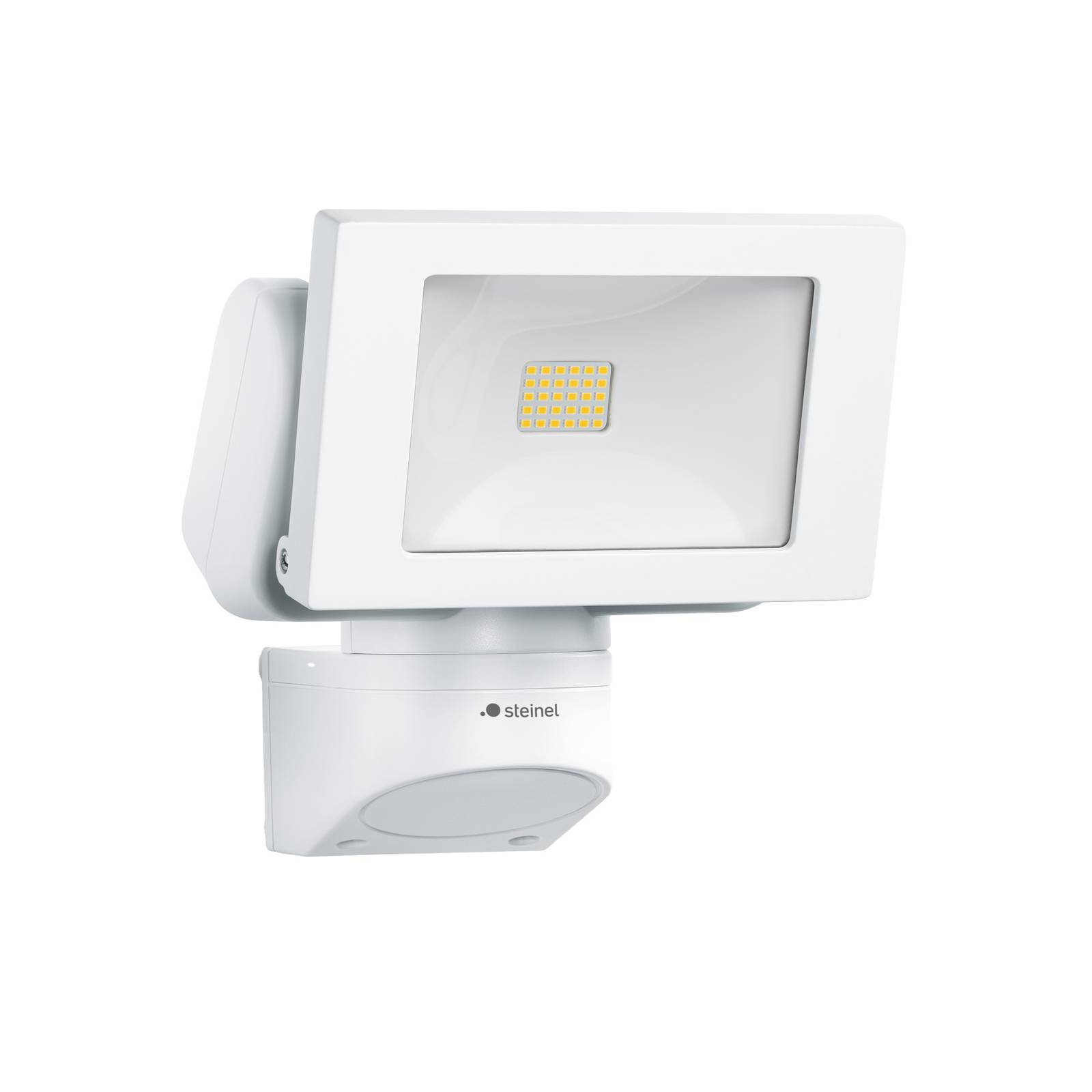 Steinel STEINEL LS 150 LED outdoor spotlight, white, aluminium, 14.7 W, W: 15.7 cm, H: 17.8 cm