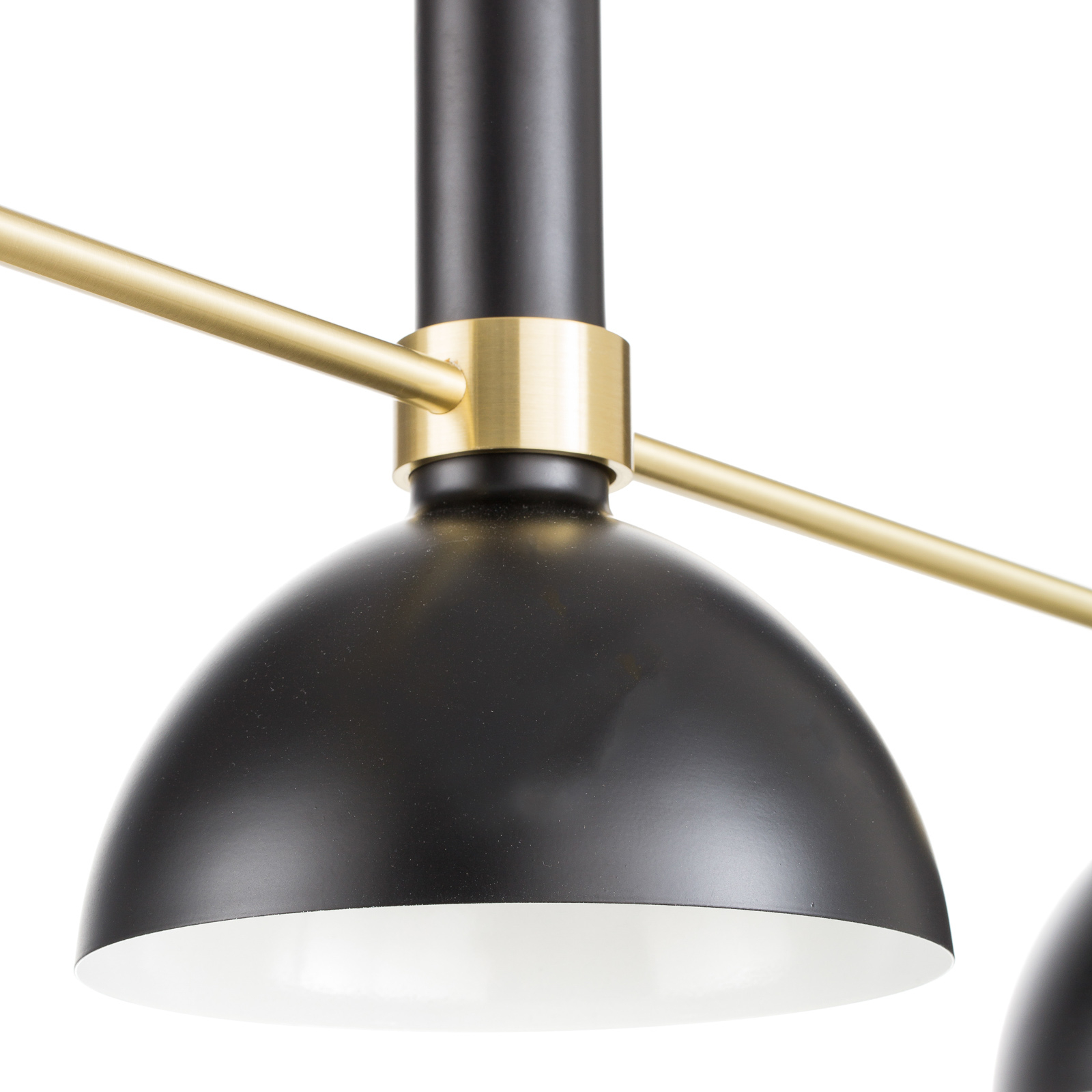 Larry 3 Pendant Black/Brushed Brass - Markslöjd