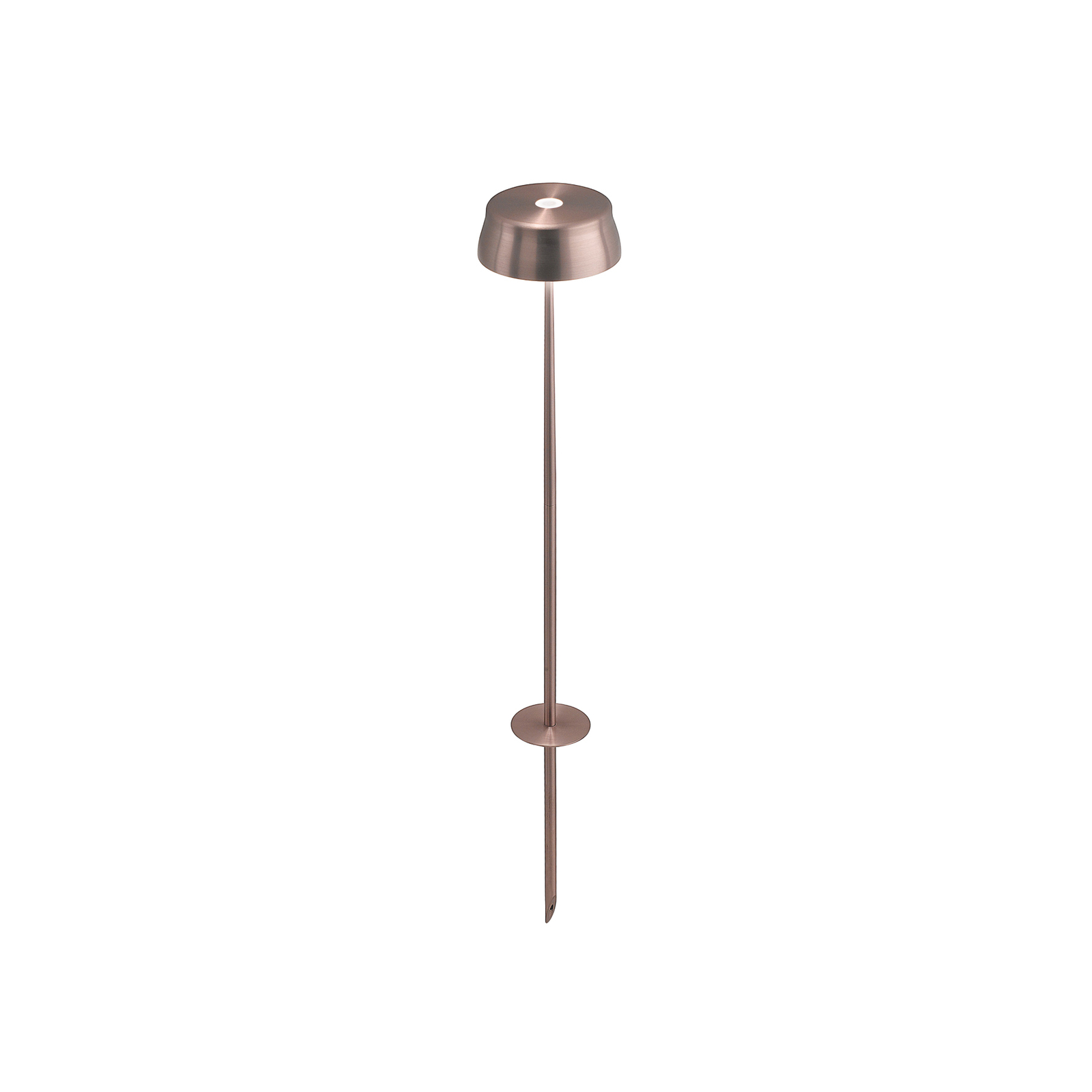 Zafferano Sister Light battery lamp spike copper
