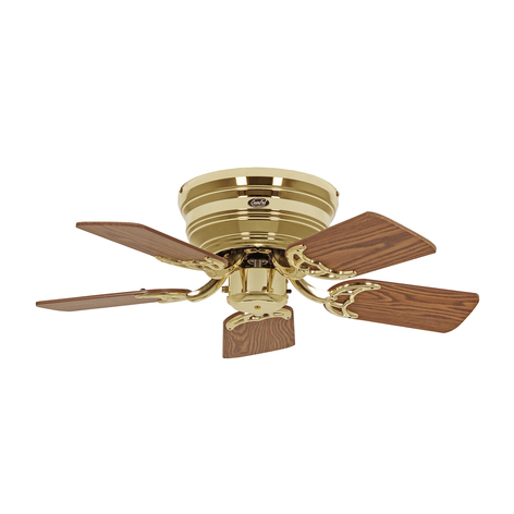Ventilator Classic Flat III messing poliert