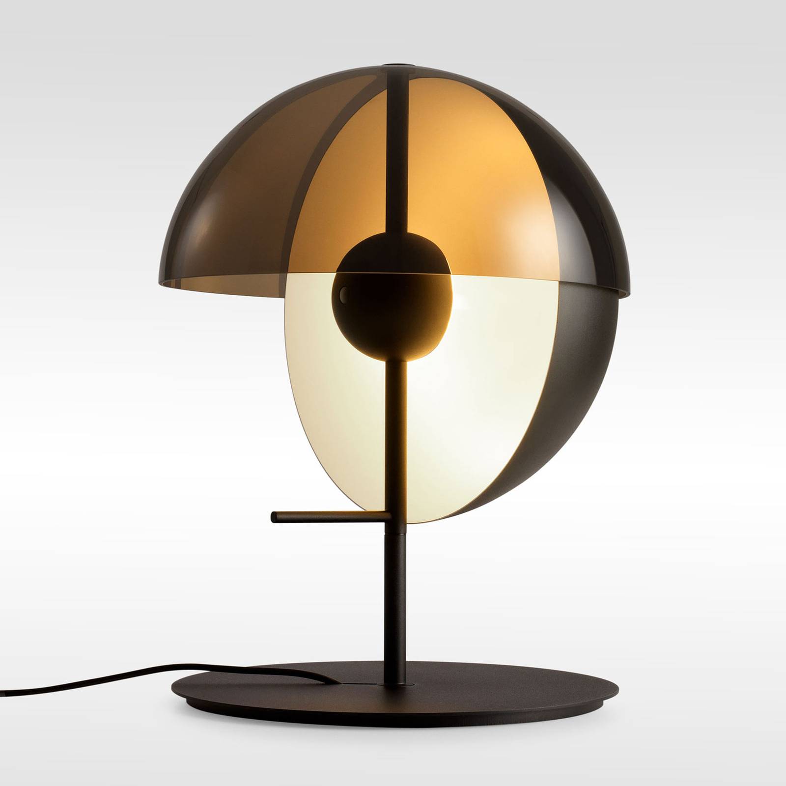 E-shop MARSET Theia M stolová LED lampa Ø 32 cm čierna