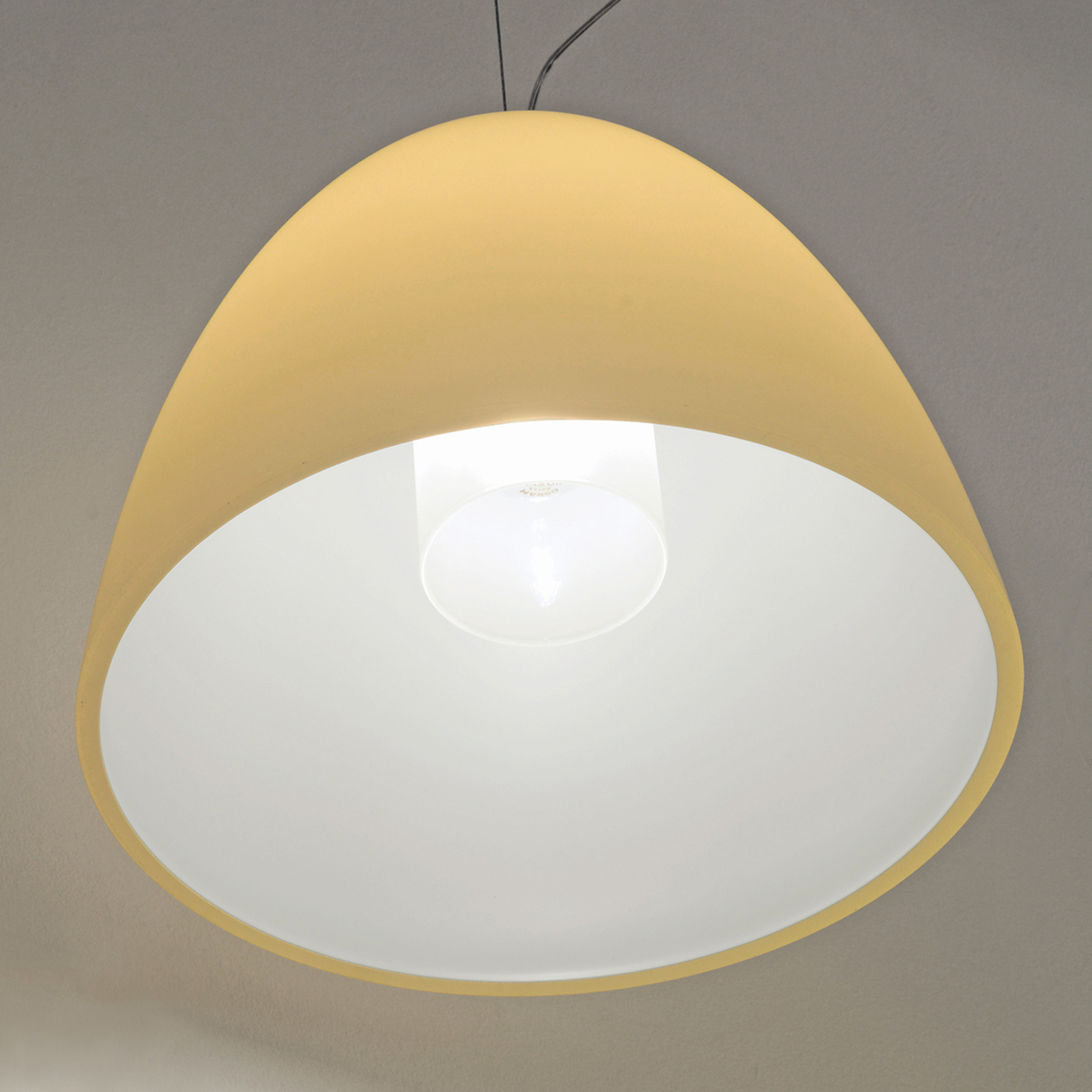 BELL - sandfarvet hængelampe med 1 lys, 30 cm