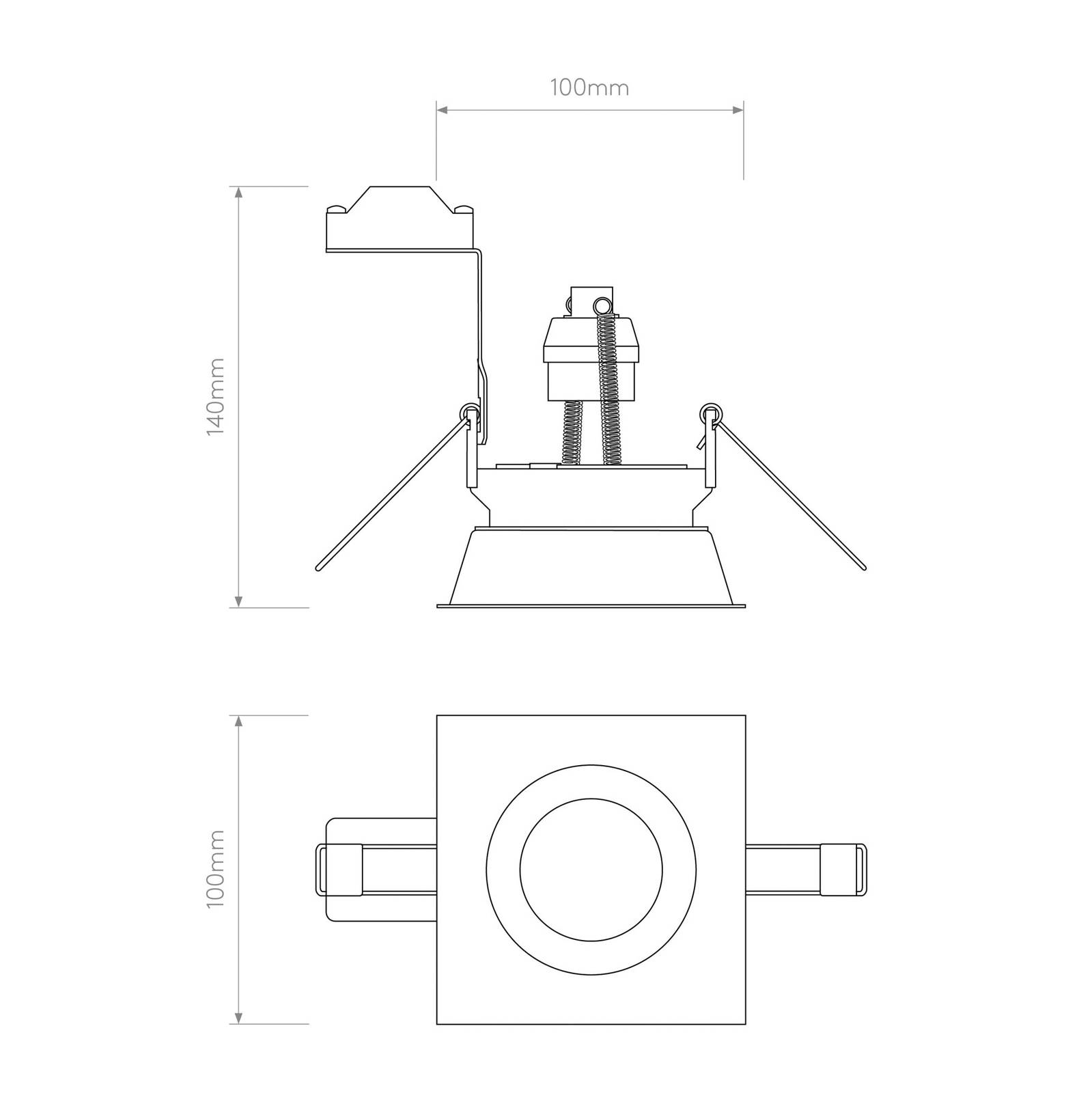 Astro Minima Square Adjustable oprawa czarna