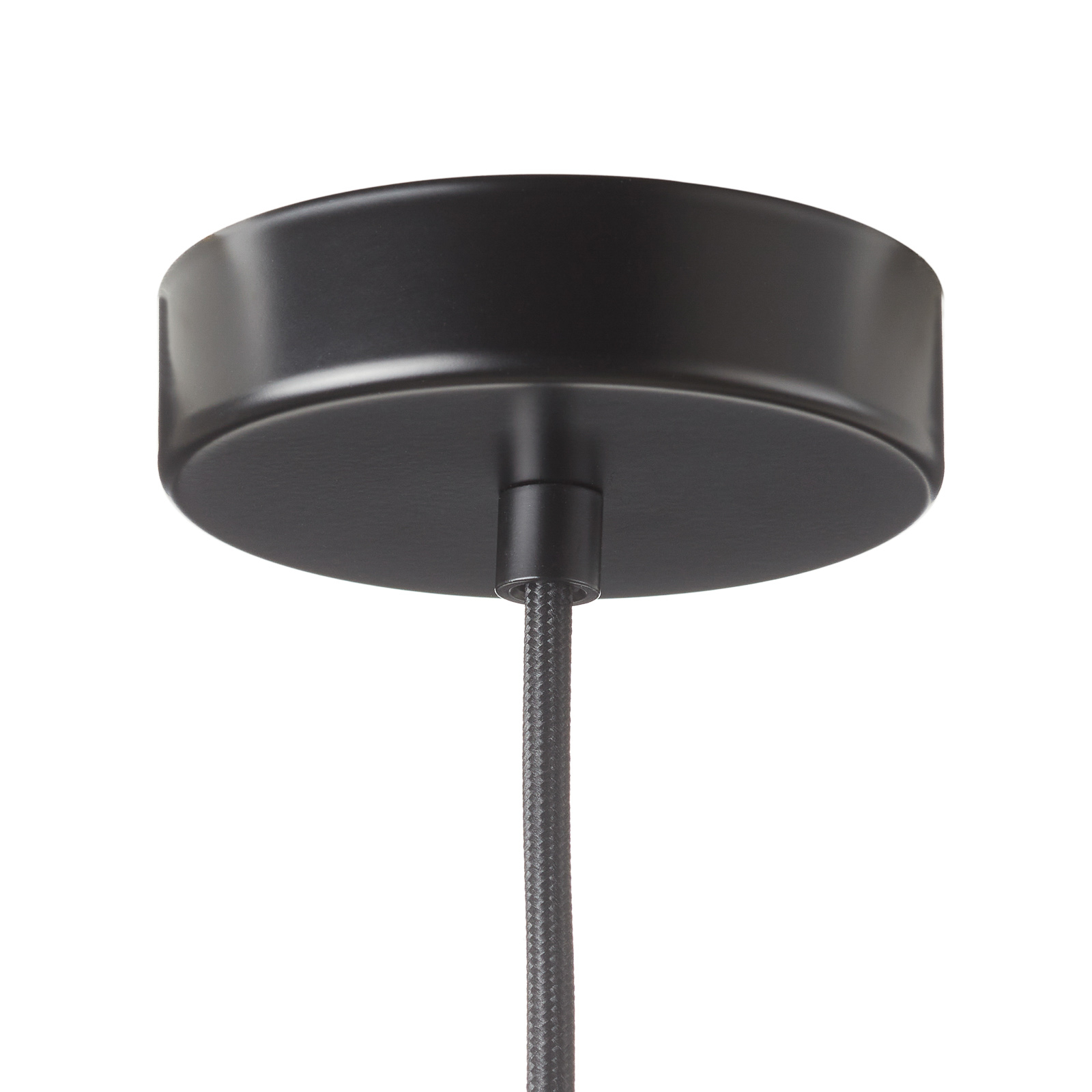 Závesná lampa Carlton čierno-strieborná Ø 31 cm