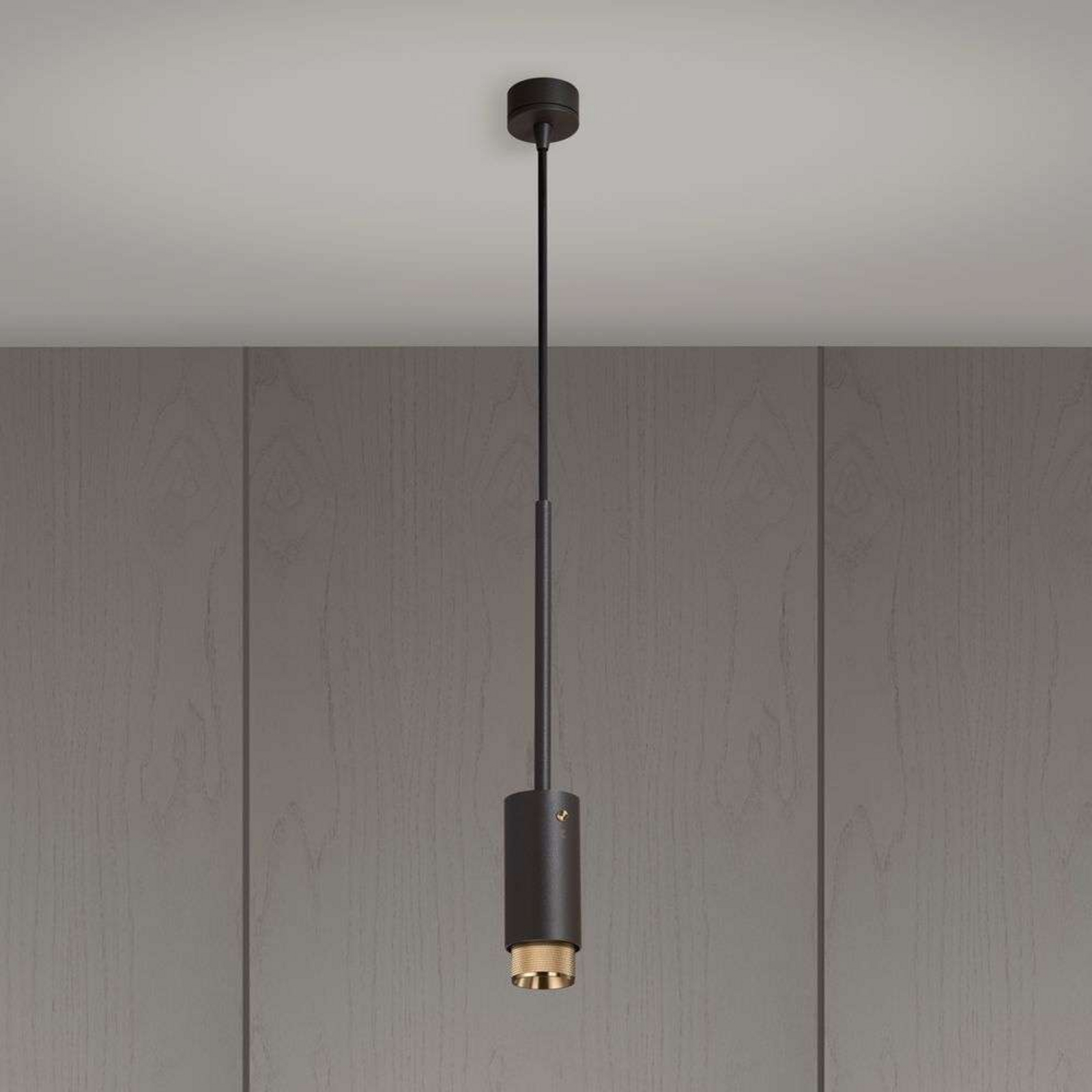 Exhaust Cross Lampada a Sospensione Graphite/Brass - Buster+Punch