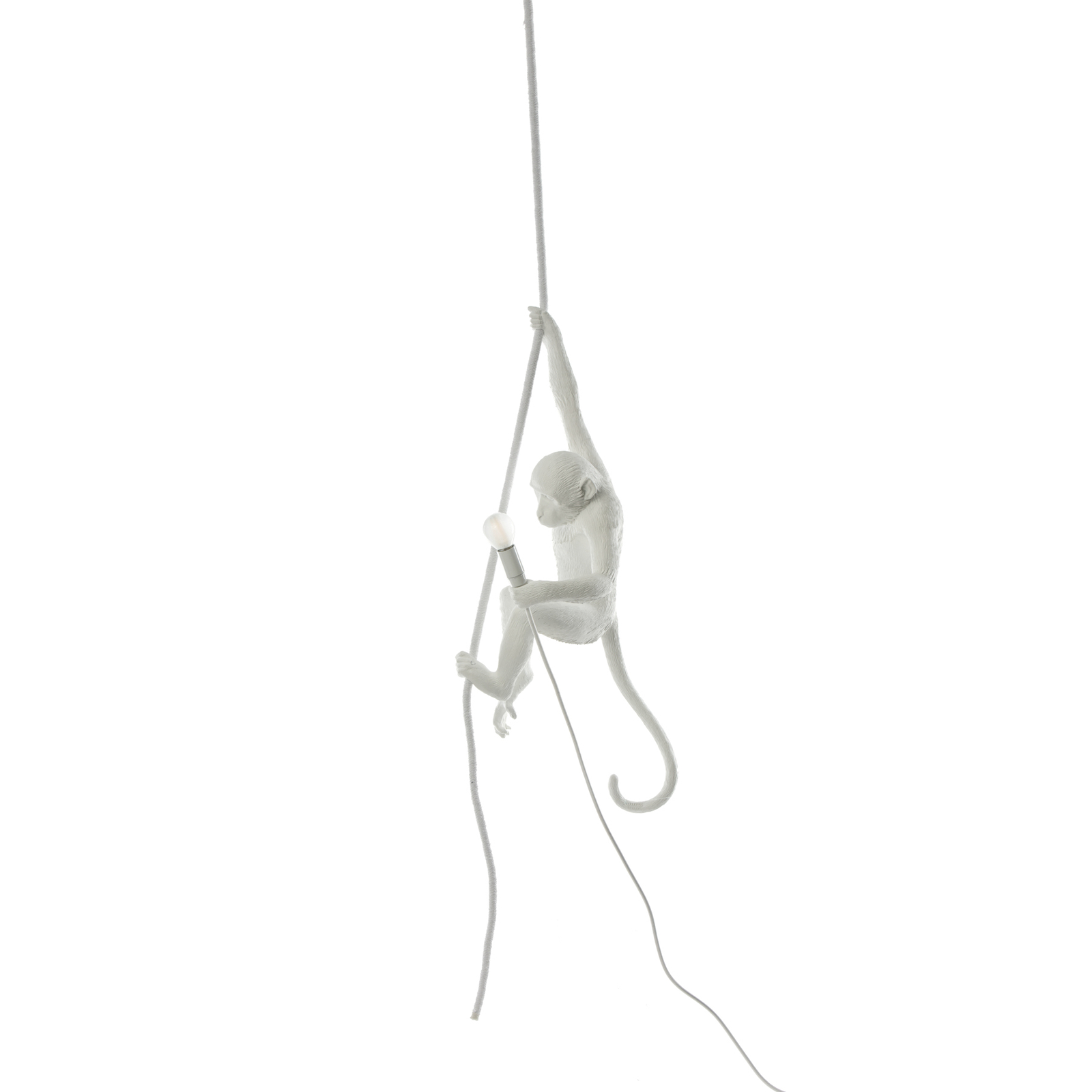 Monkey With Rope Riippuvalaisin Valkoinen - Seletti