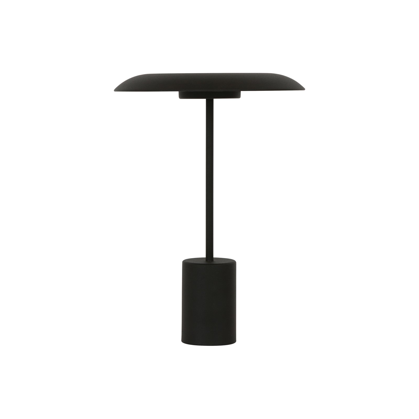 Beacon LED tafellamp Smith, zwart, metaal, USB-poort