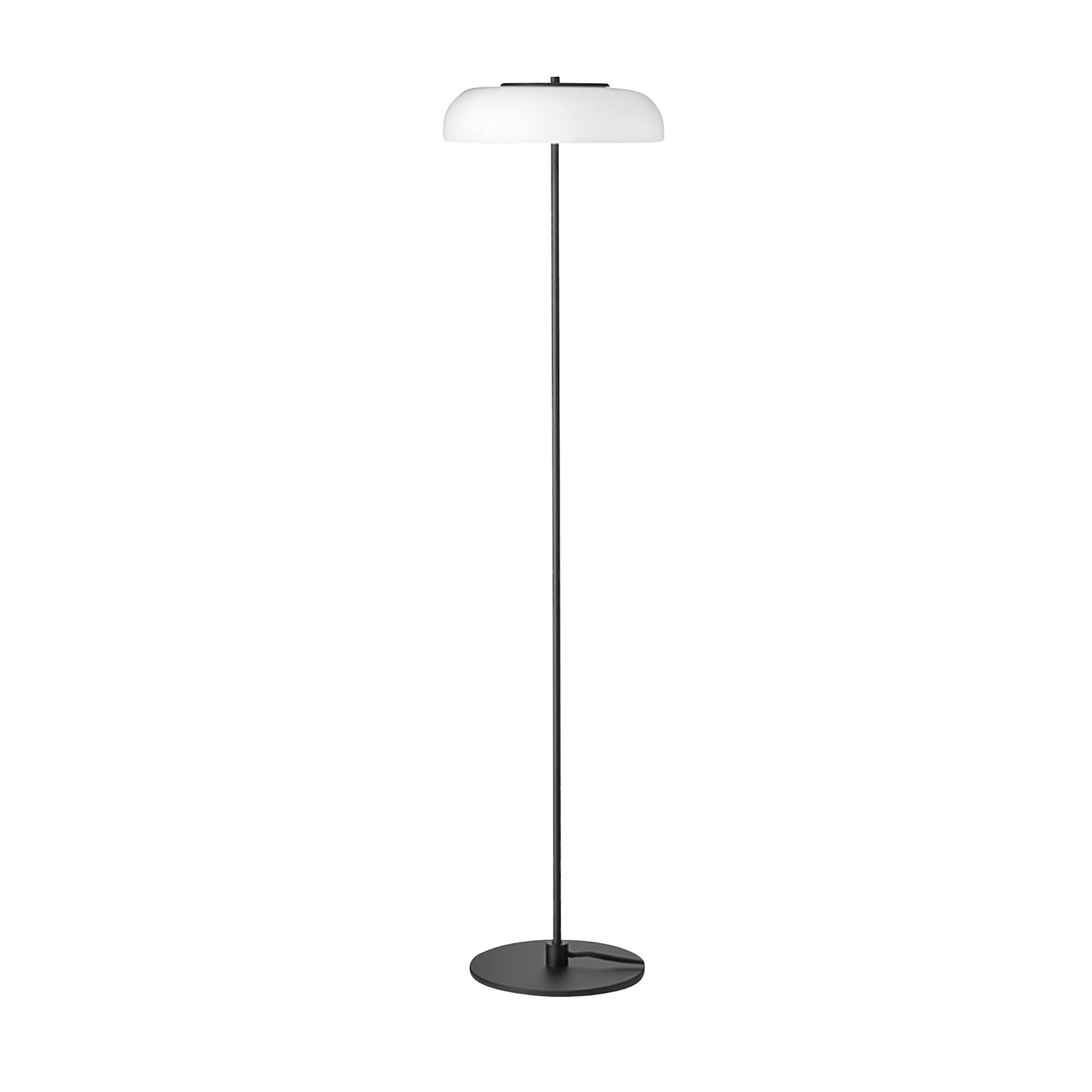 Nuura Blossi Floor Ø 29 stojací lampa černá/bílá
