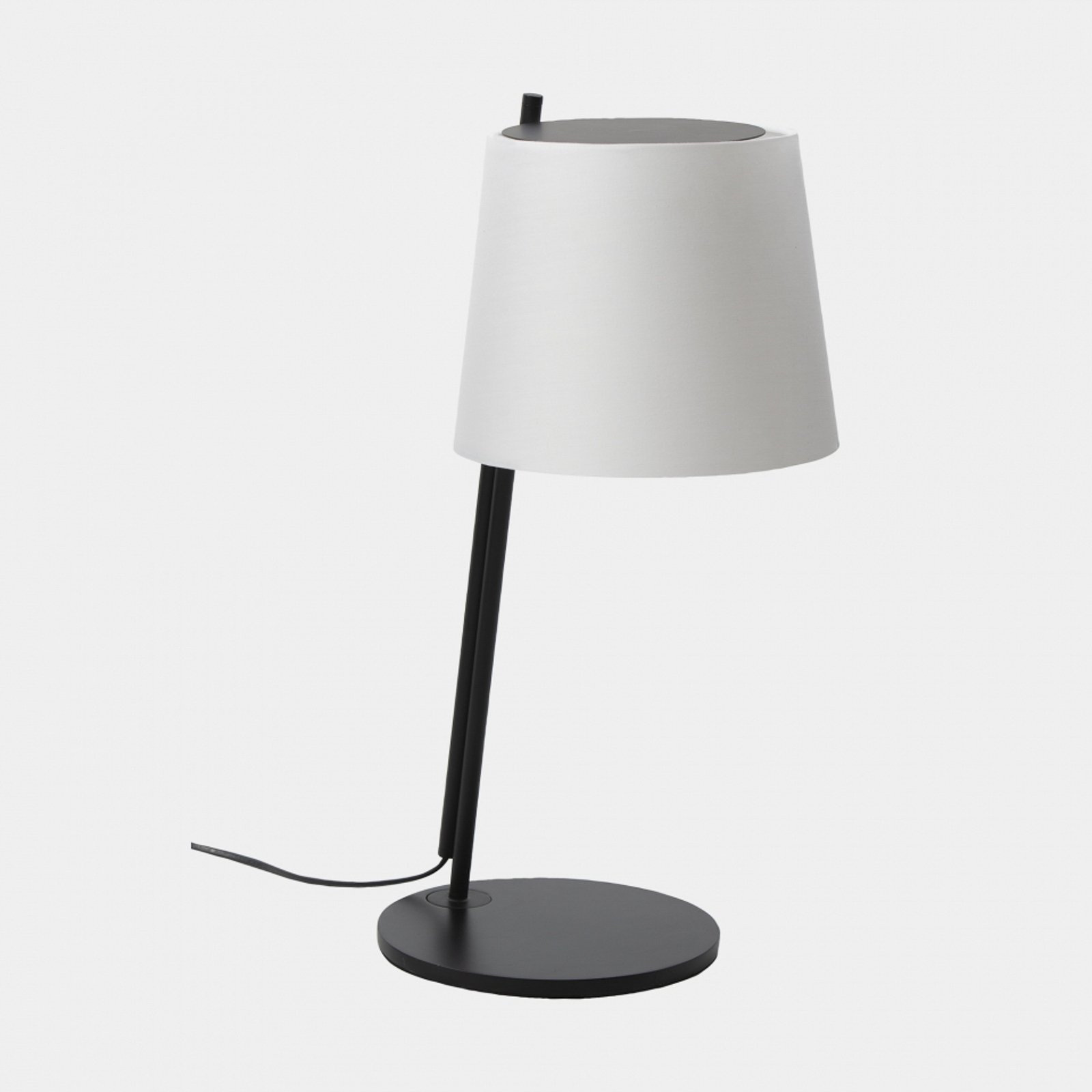 LEDS-C4 Clip bordslampa höjd 49cm skärm vit
