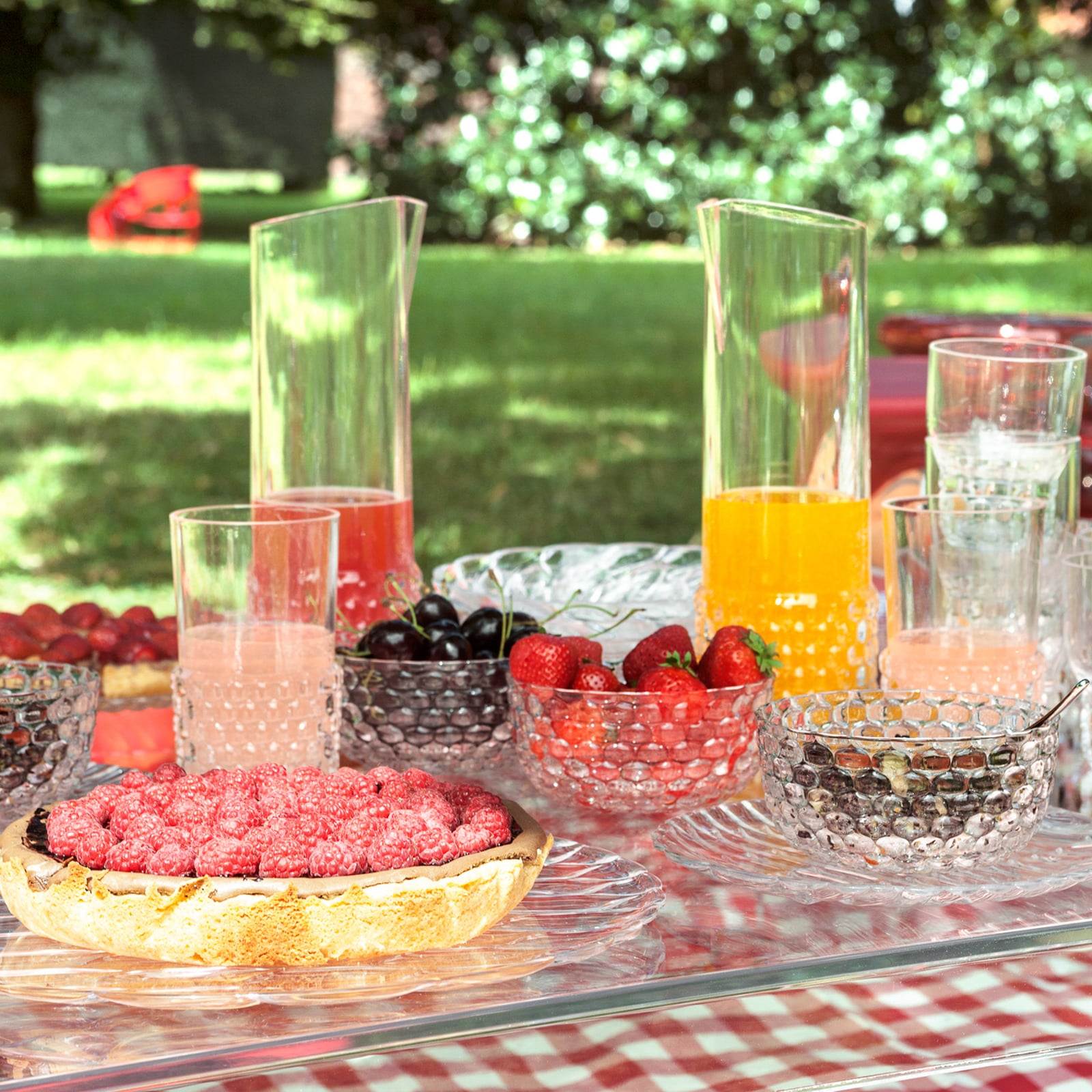 Jellies Family Carafe, height 31 cm, transparent - Kartell