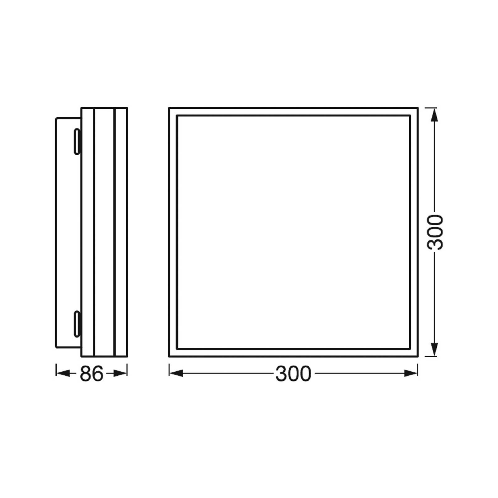 LEDVANCE SMART+ WiFi Orbis Magnet czarny, 30x30cm