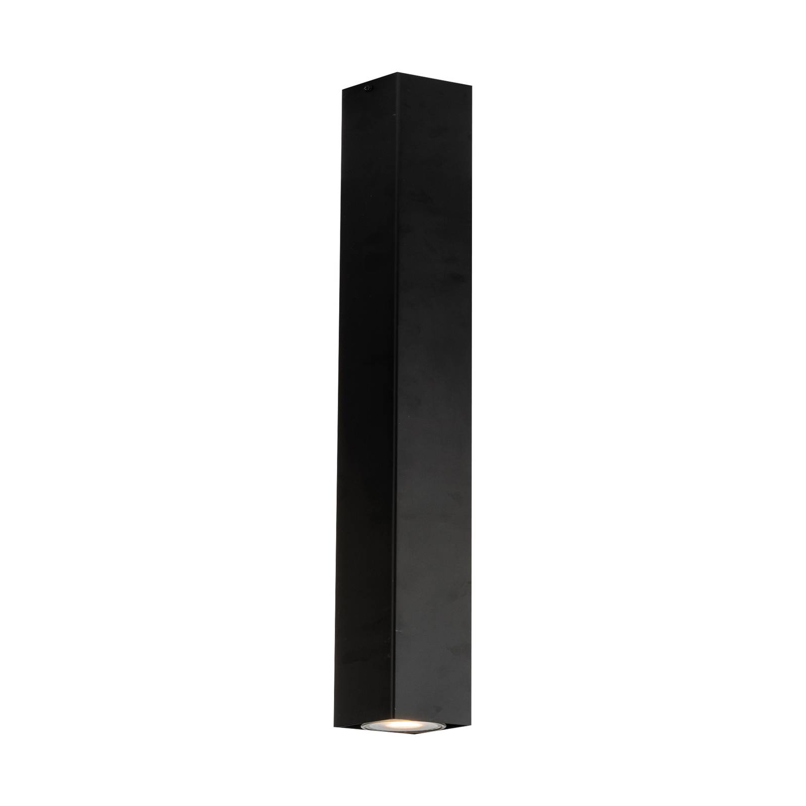 Svietidlo Fluke v hranatom tvare výška 40 cm čierna