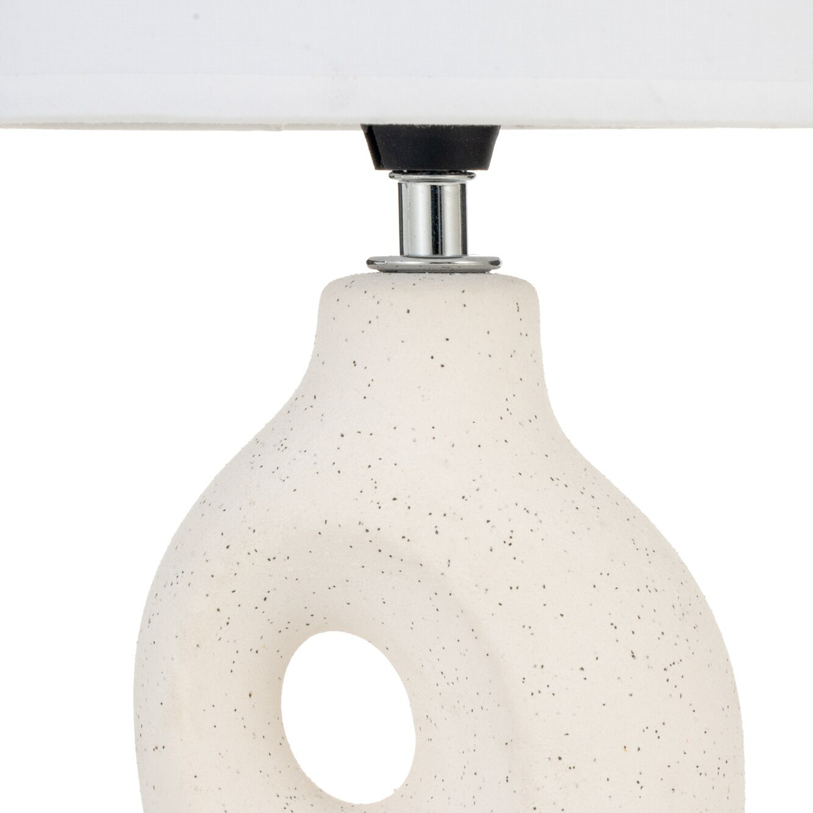 Pauleen Pure Crush table lamp, white/beige